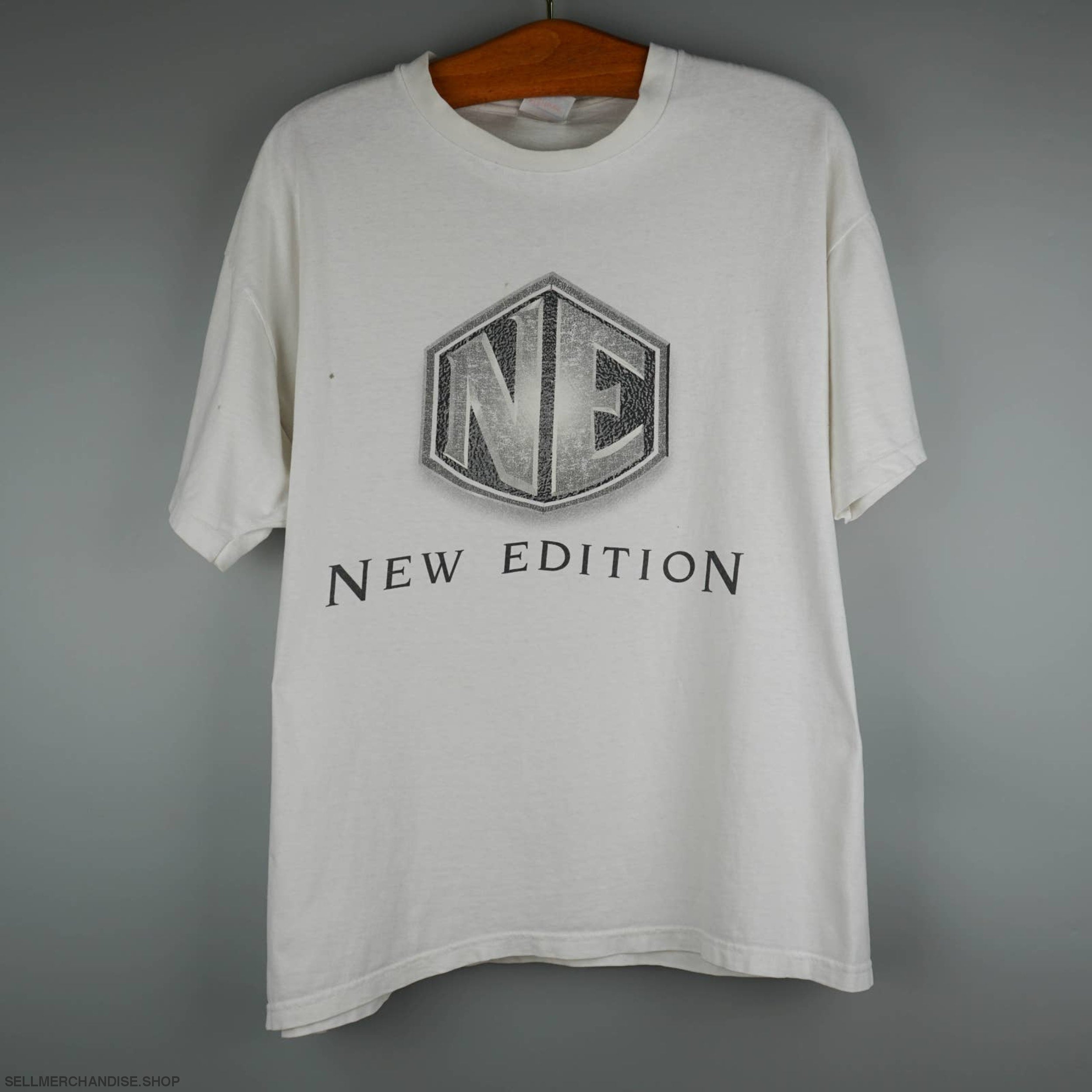洋楽 New Edition  Again Vintage 1996 New Edition Band Home Again Tour T-Shirt