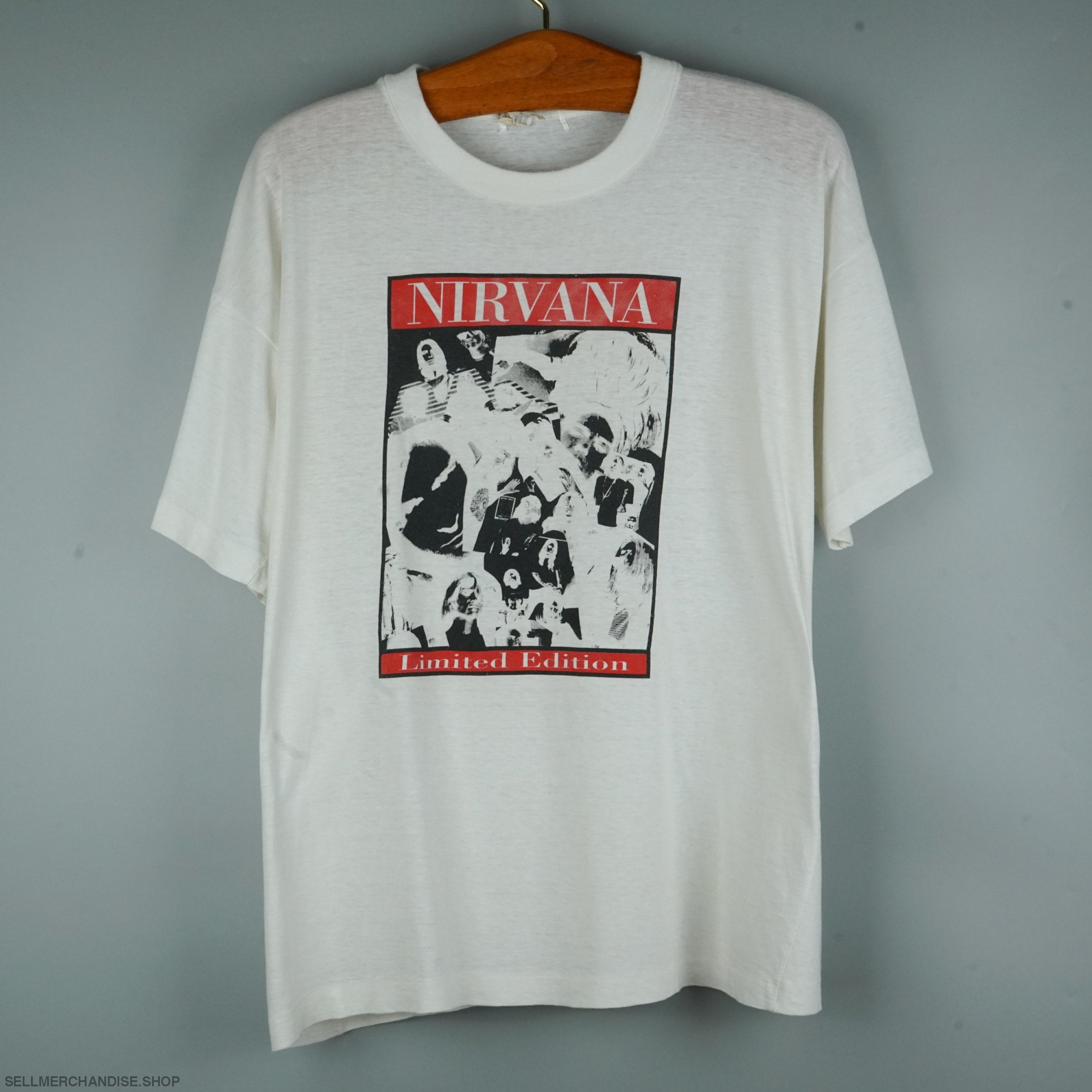 vintage 1990s Nirvana t shirt Limited Edition tour shirt 