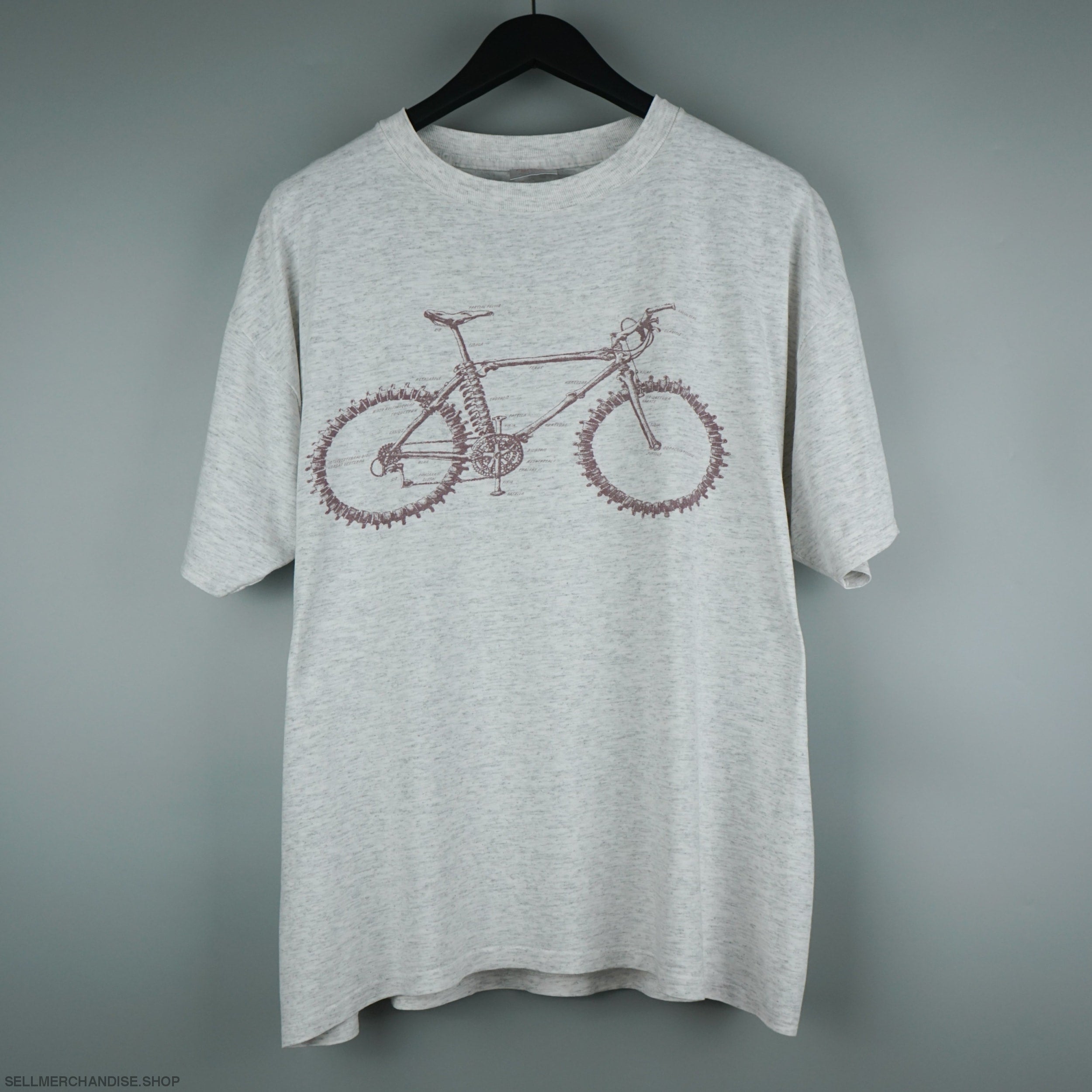 トップス 90s primal wear bone bicycle tee noroll vintage 1990s Primal Wear Bike t-shirt | SellMerchandise