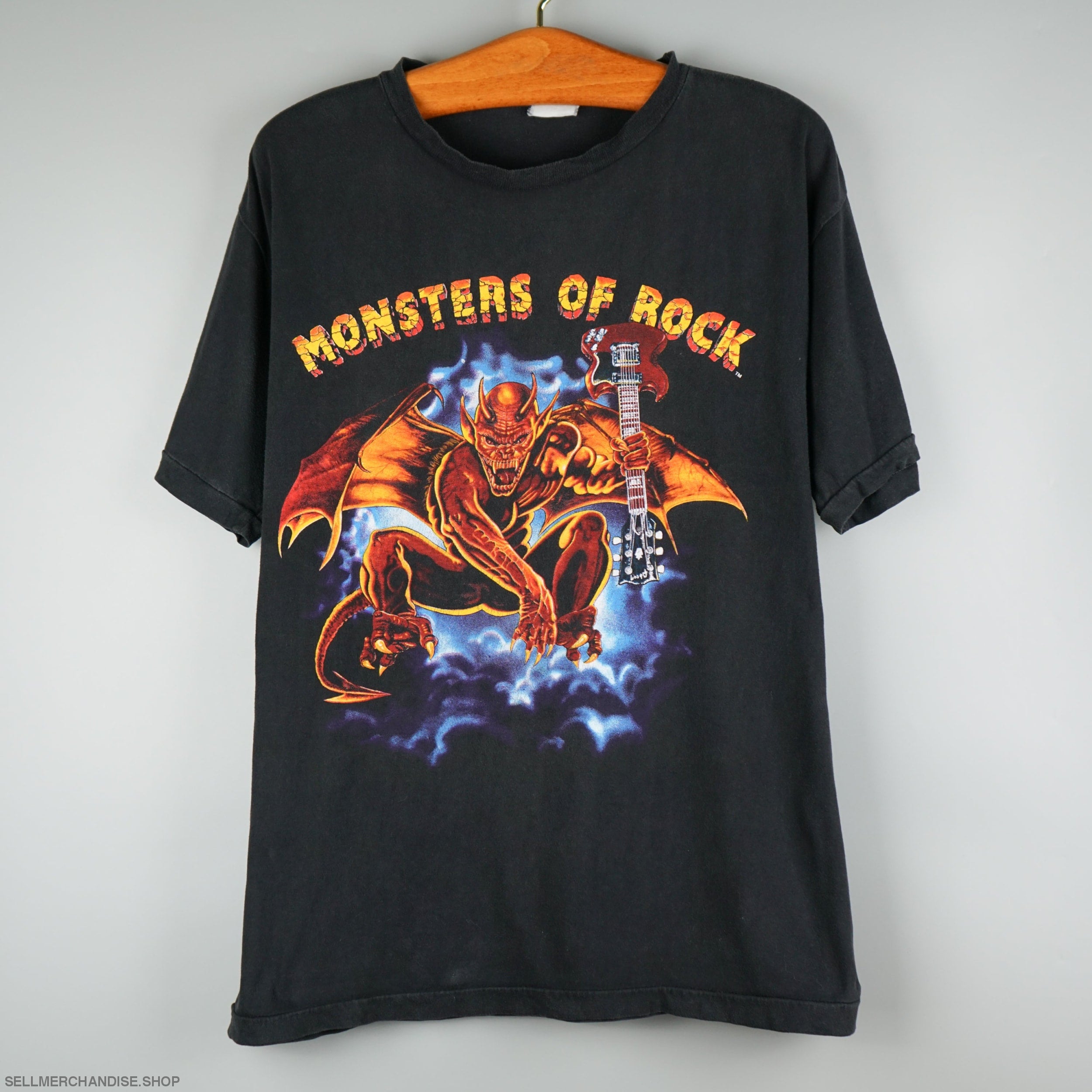 91 monsters of rock Vintage 1991 Monsters of Rock Fest T-Shirt ACDC Metallica