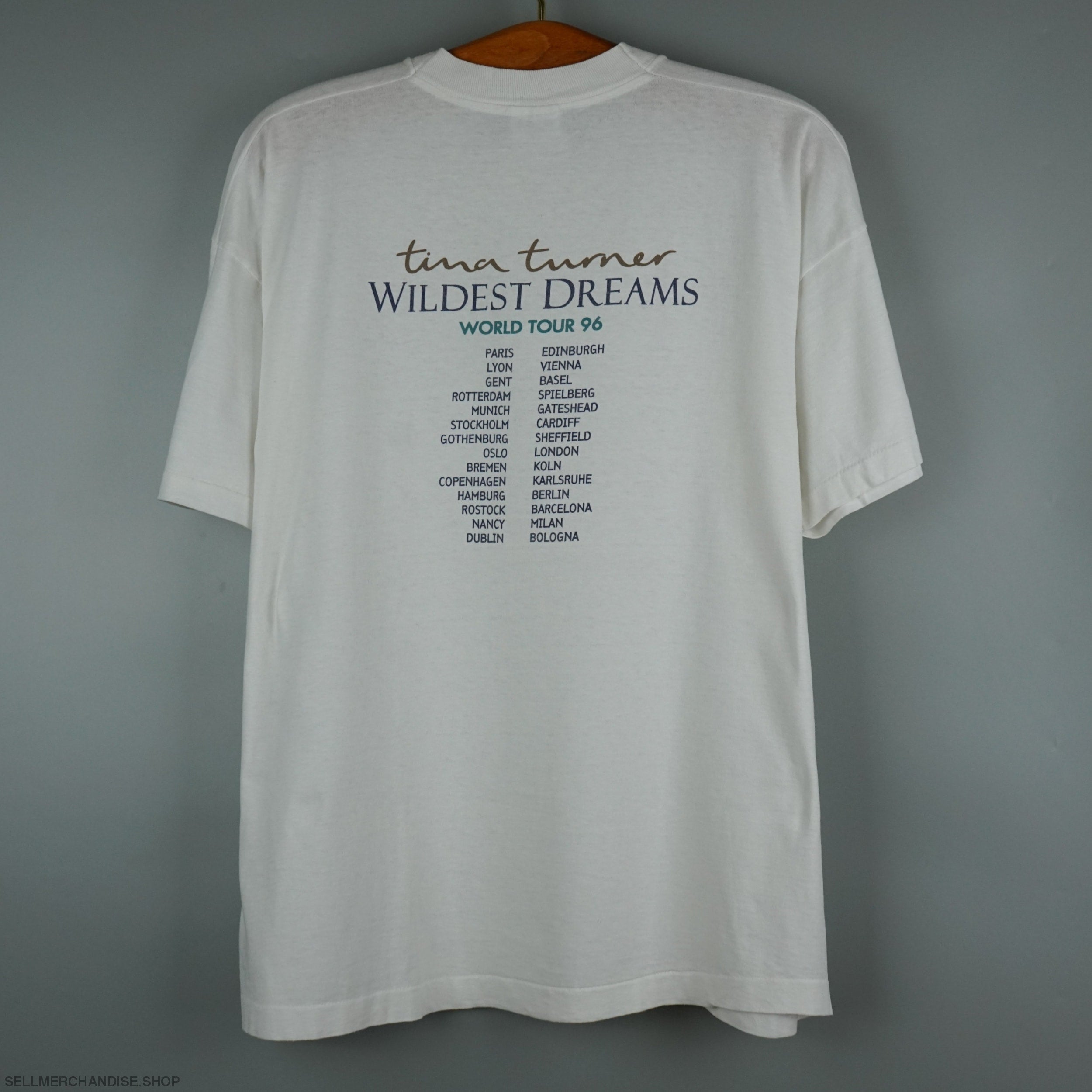 vintage 1996 Tina Turner Wildest Dreams tour tee | SellMerchandise