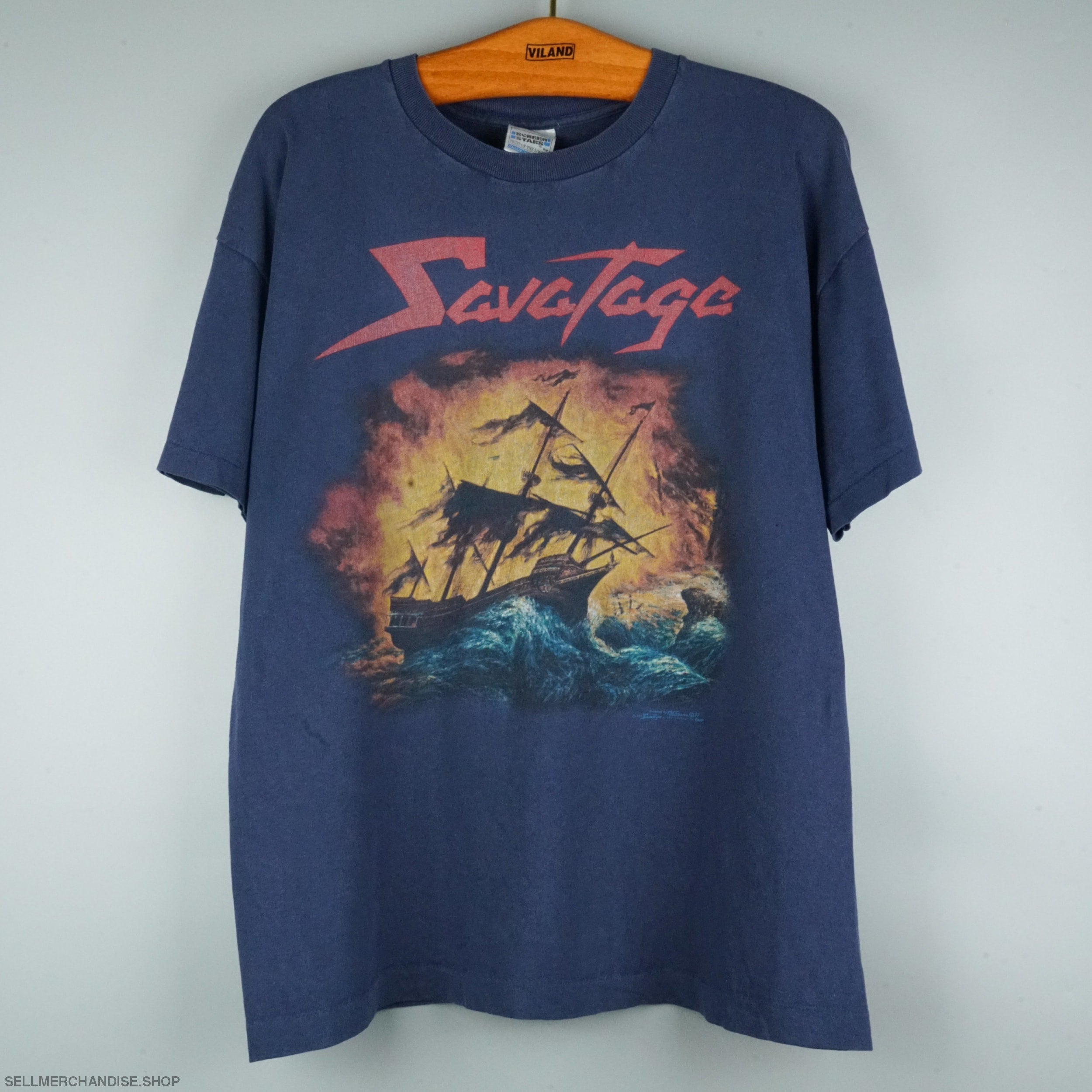 vintage 1997 Savatage t-shirt The Wake of Magellan | SellMerchandise