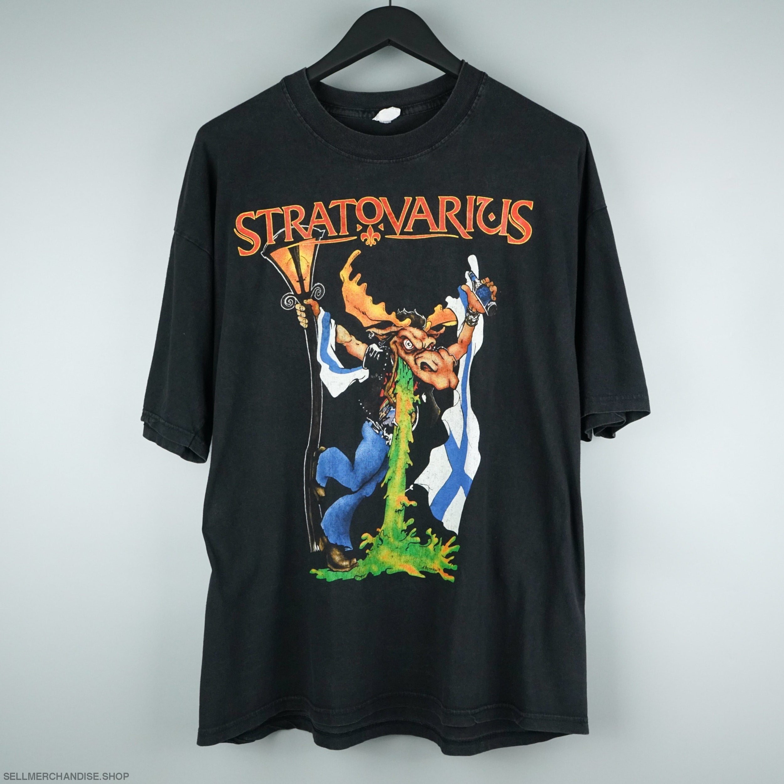 vintage 1998 Stratovarius t shirt 98 tour | SellMerchandise