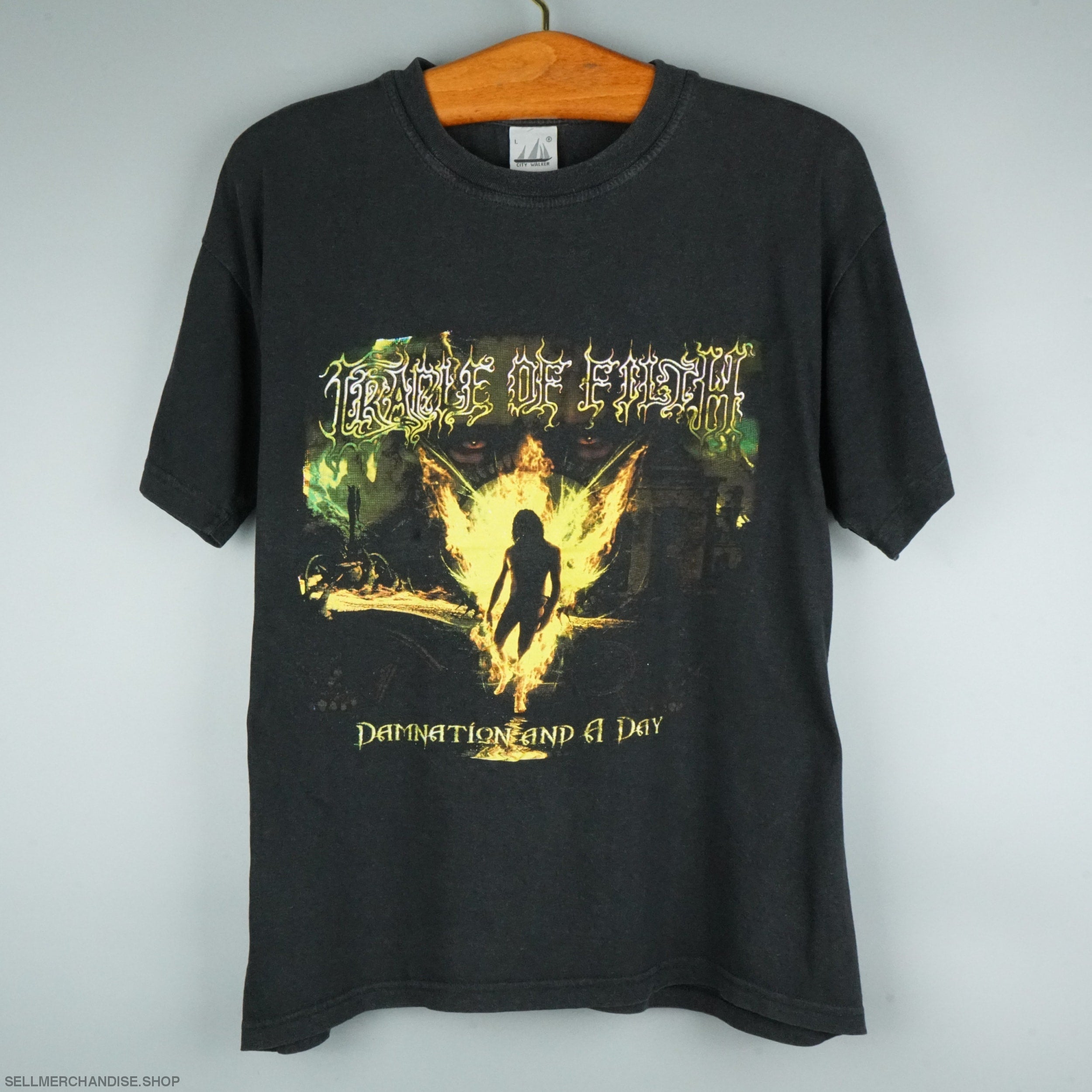 vintage 2003 Cradle Of Filth t-shirt Damnation and a Day