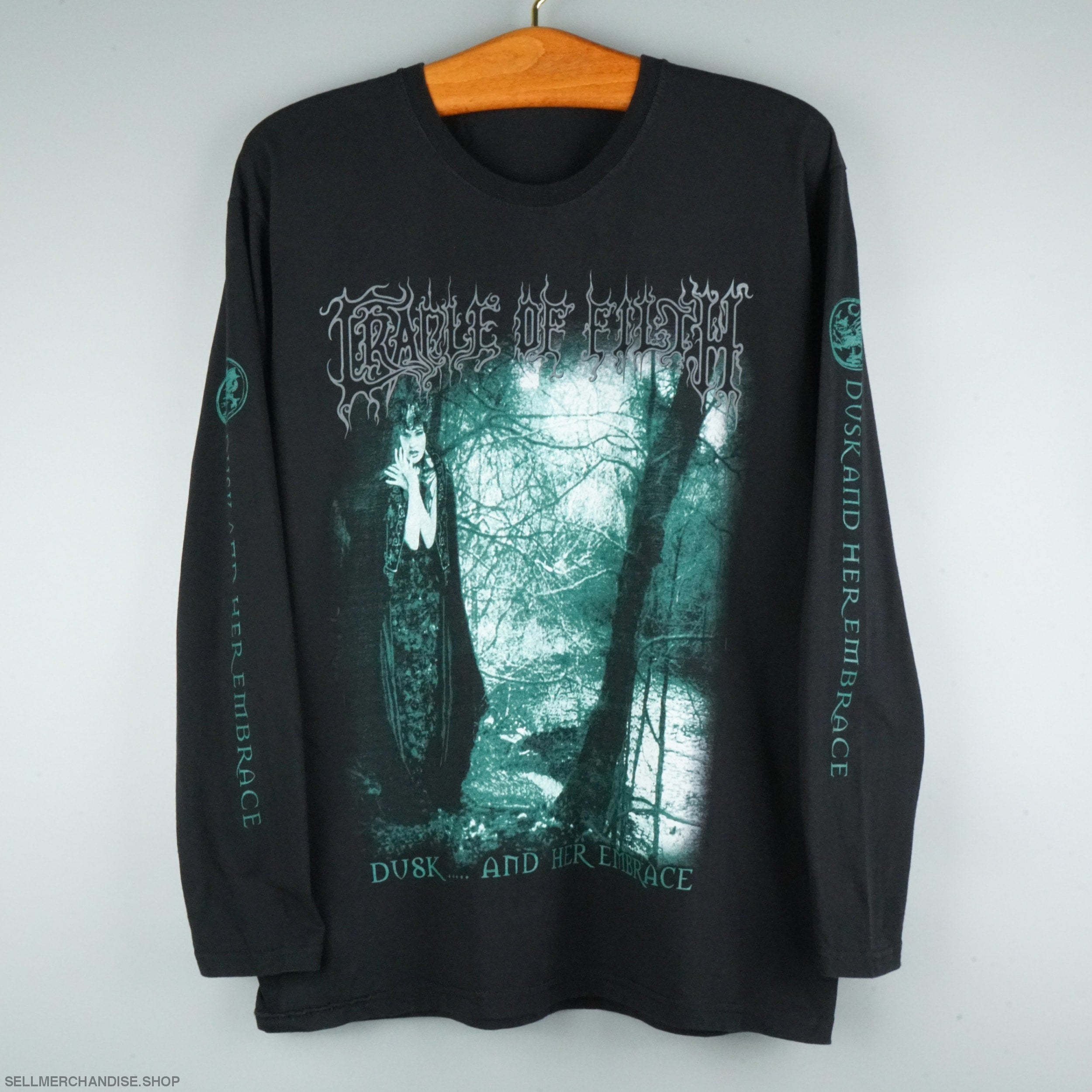 vintagey2k early 00s Cradle Of Filth t-shirt 1996 Dusk 