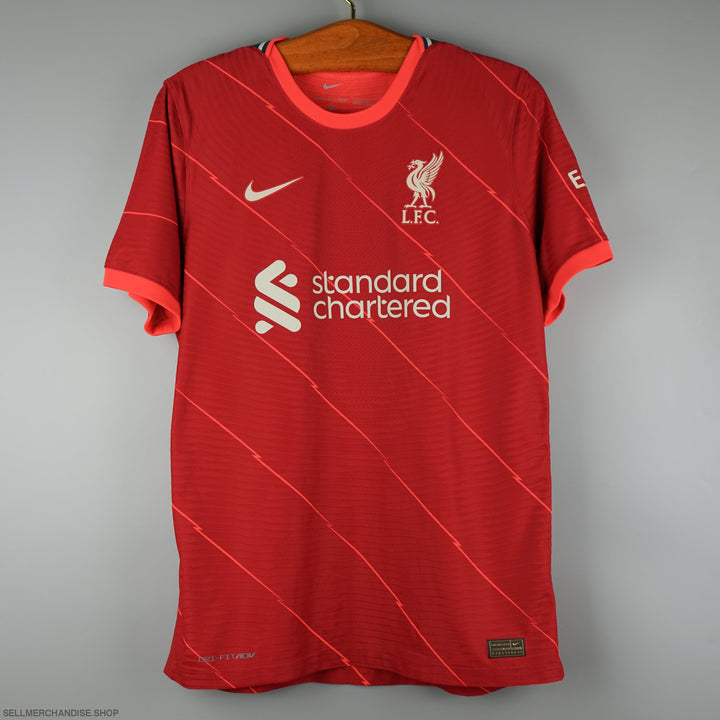 Vintage 2021 2022 Home Liverpool FC LFC England Football Shirt