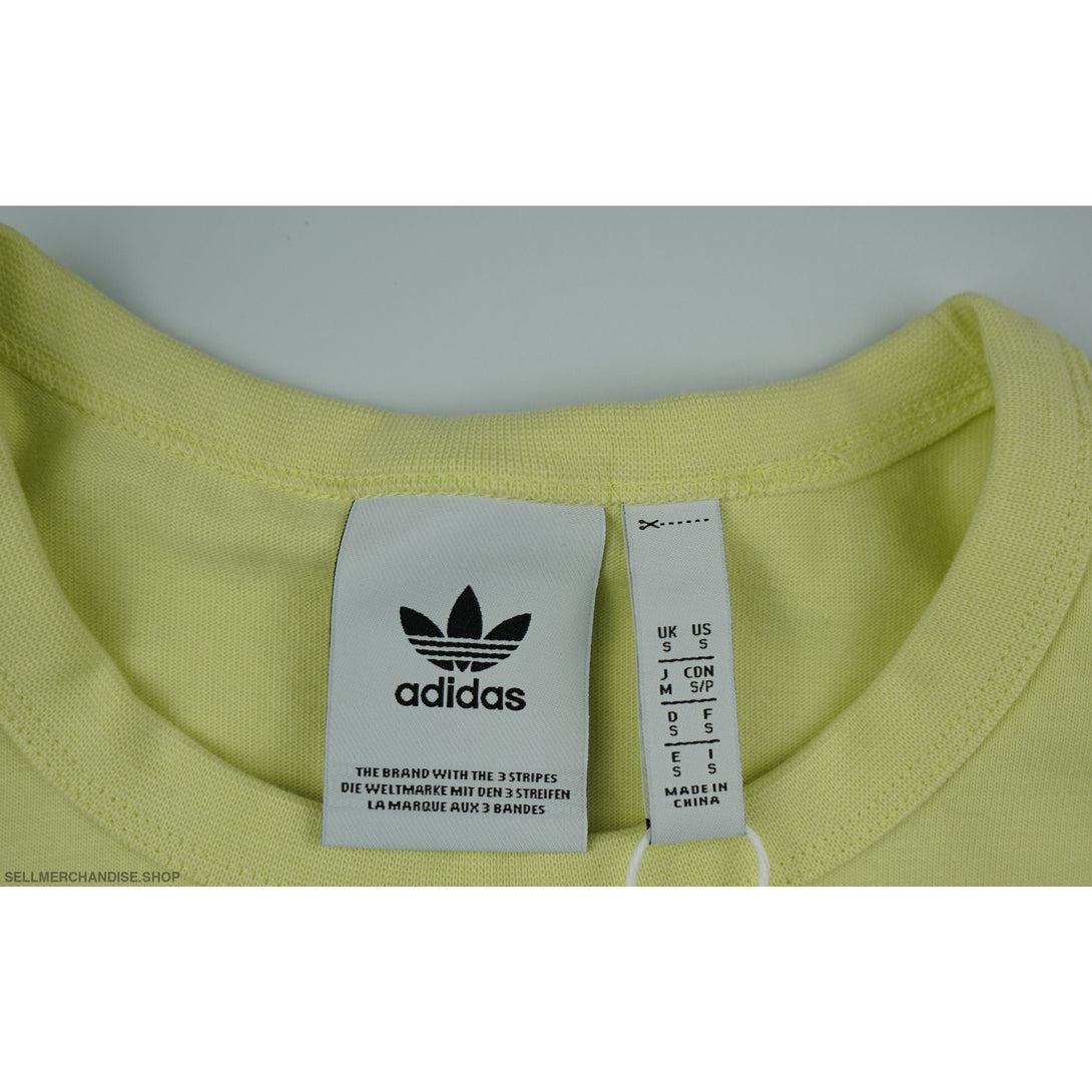 Vintage Adidas Shmoolgtee T-Shirt Tee FM1435 Skateboarding Yellow