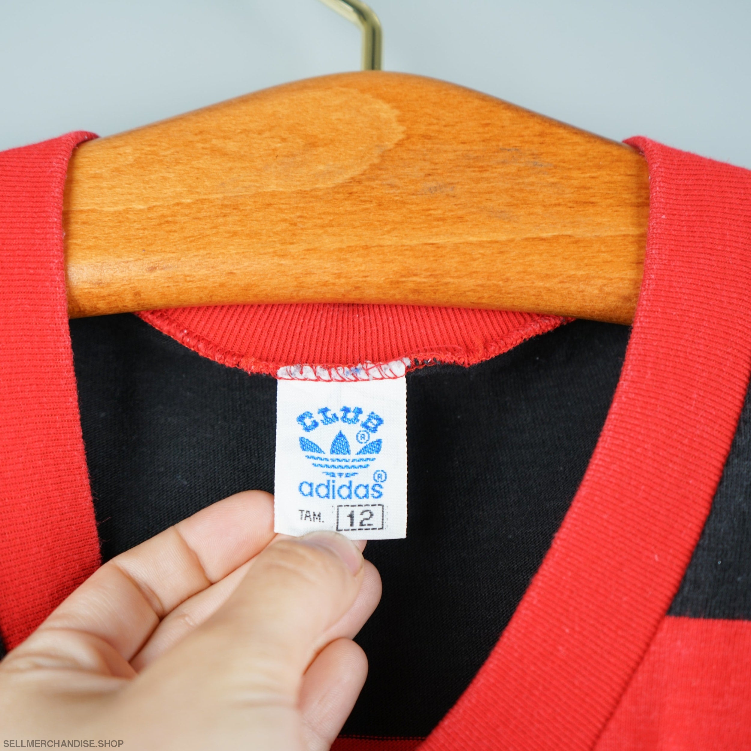 Vintage 1980s adidas Flamengo football jersey