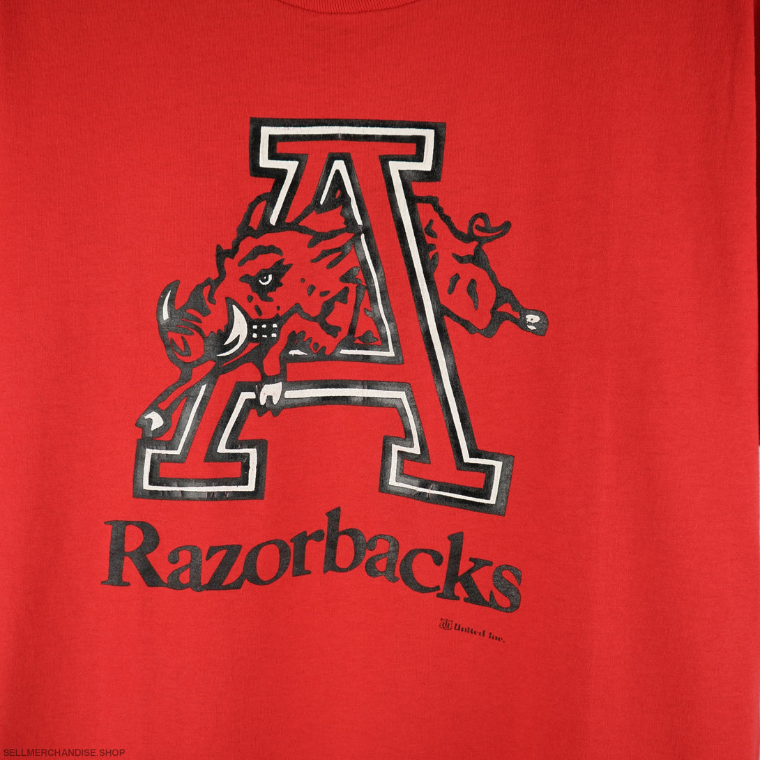 Vintage 1980s Arkansas Razorbacks T-Shirt