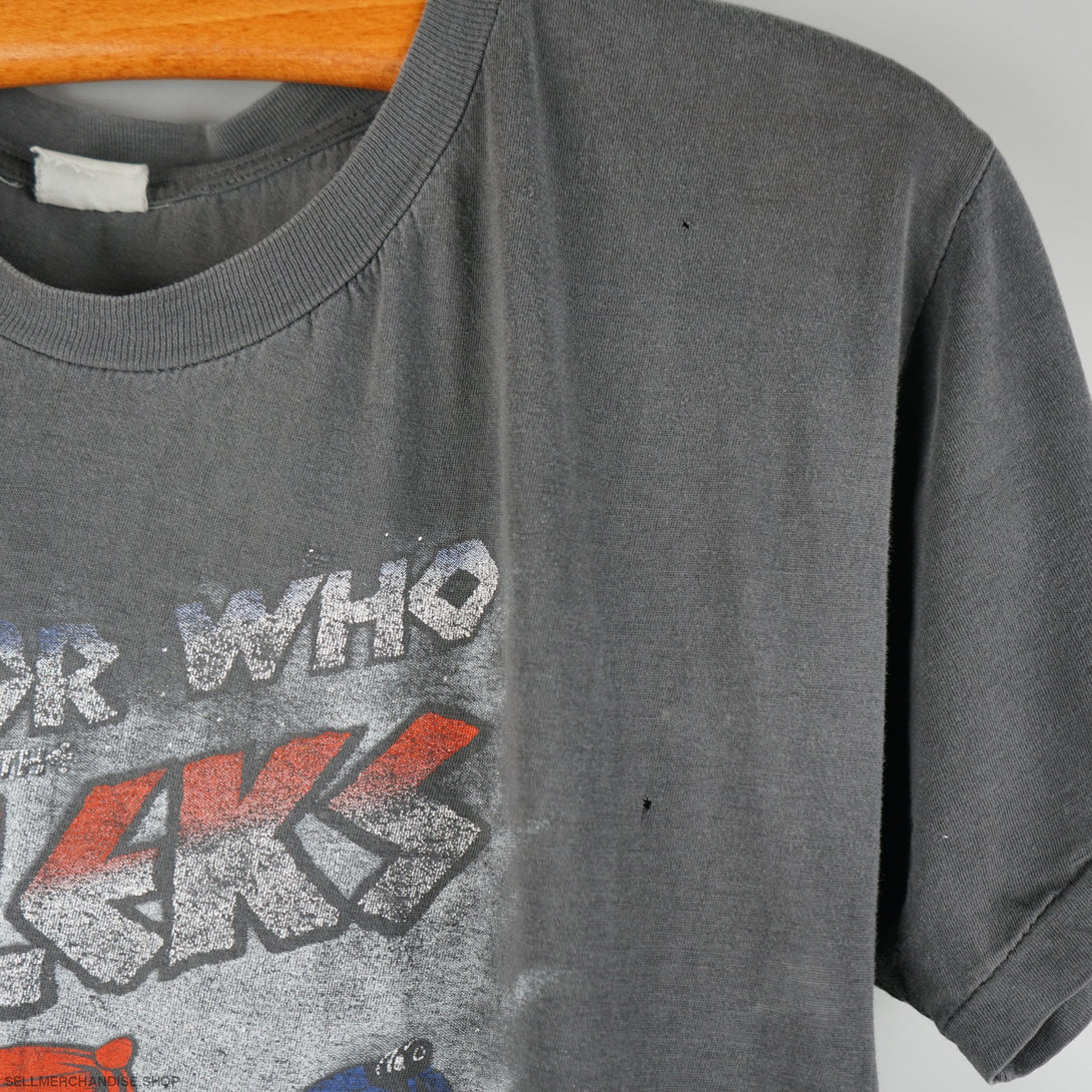 Vintage 1980s Dr. Who and the Daleks T-Shirt Single Stitch