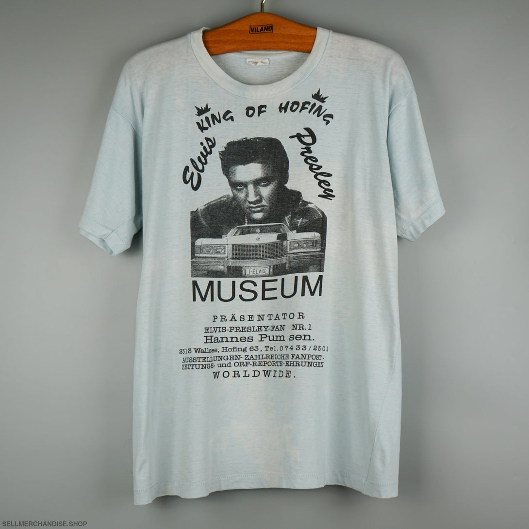 Vintage 1980s Elvis Presley museum t-shirt