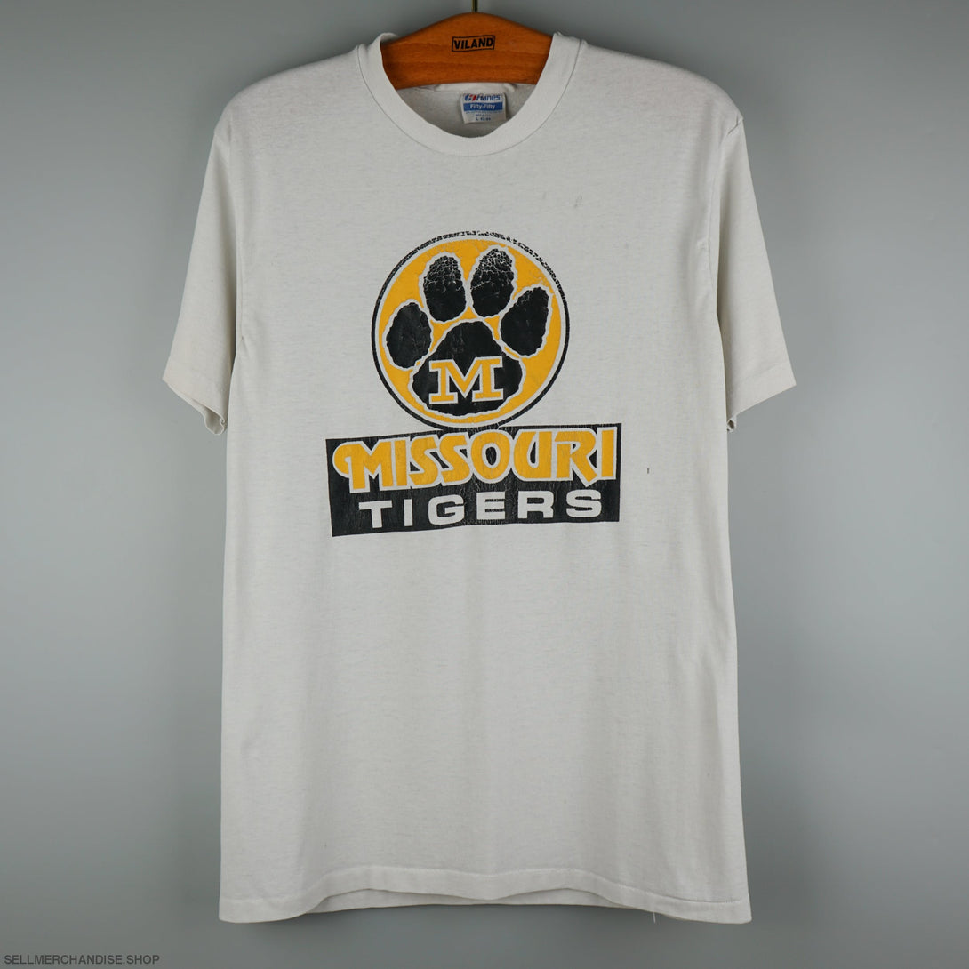 Vintage 1980s Missouri Tigers Team T-Shirt