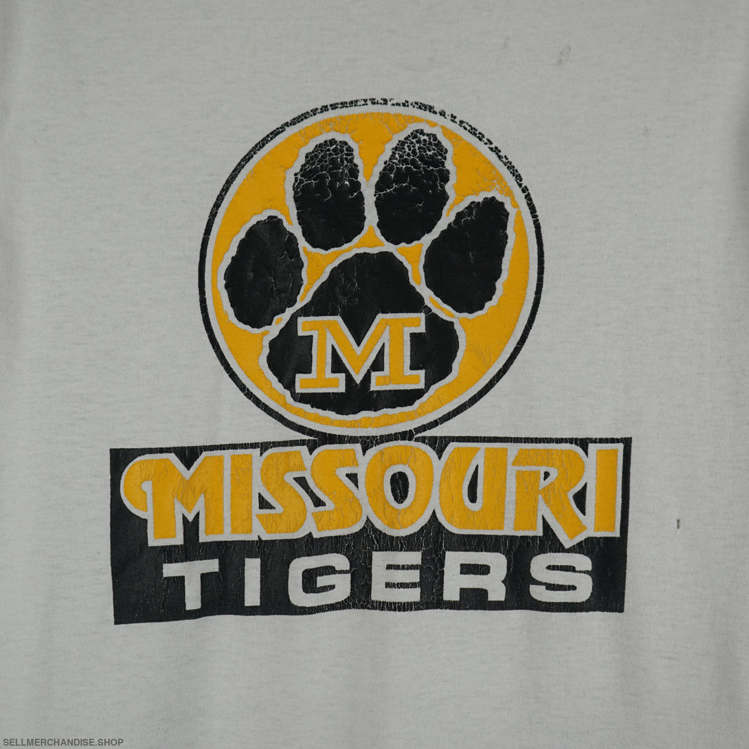 Vintage 1980s Missouri Tigers Team T-Shirt