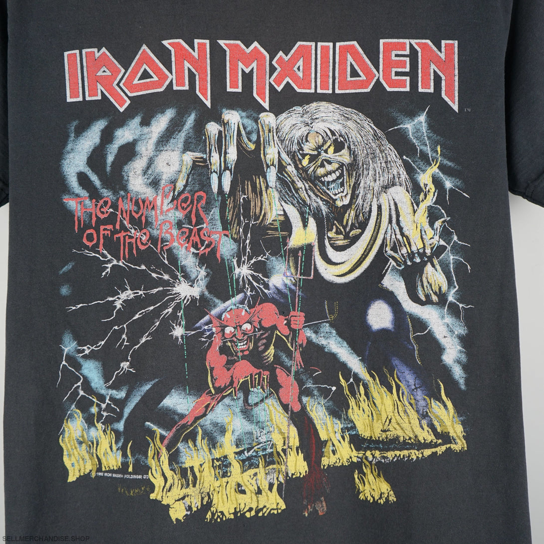 Vintage 1982 Iron Maiden T-Shirt early 00s repro