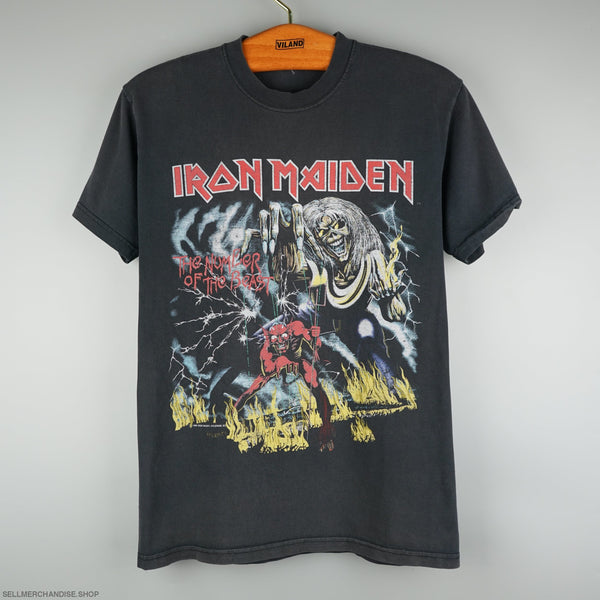 Vintage 1982 Iron Maiden T-Shirt early 00s repro