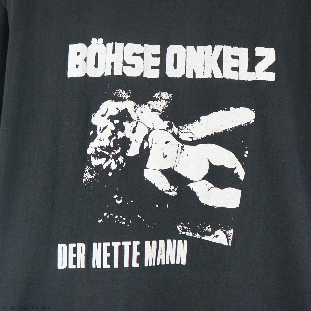 Vintage 1984 Böhse Onkelz T-Shirt Der nette Mann
