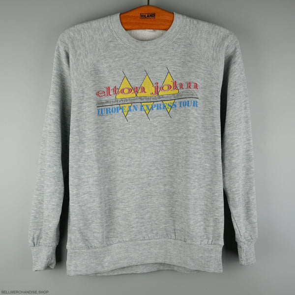 Vintage 1984 Elton John European Express Tour Sweatshirt