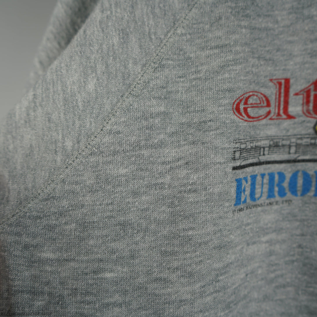 Vintage 1984 Elton John European Express Tour Sweatshirt