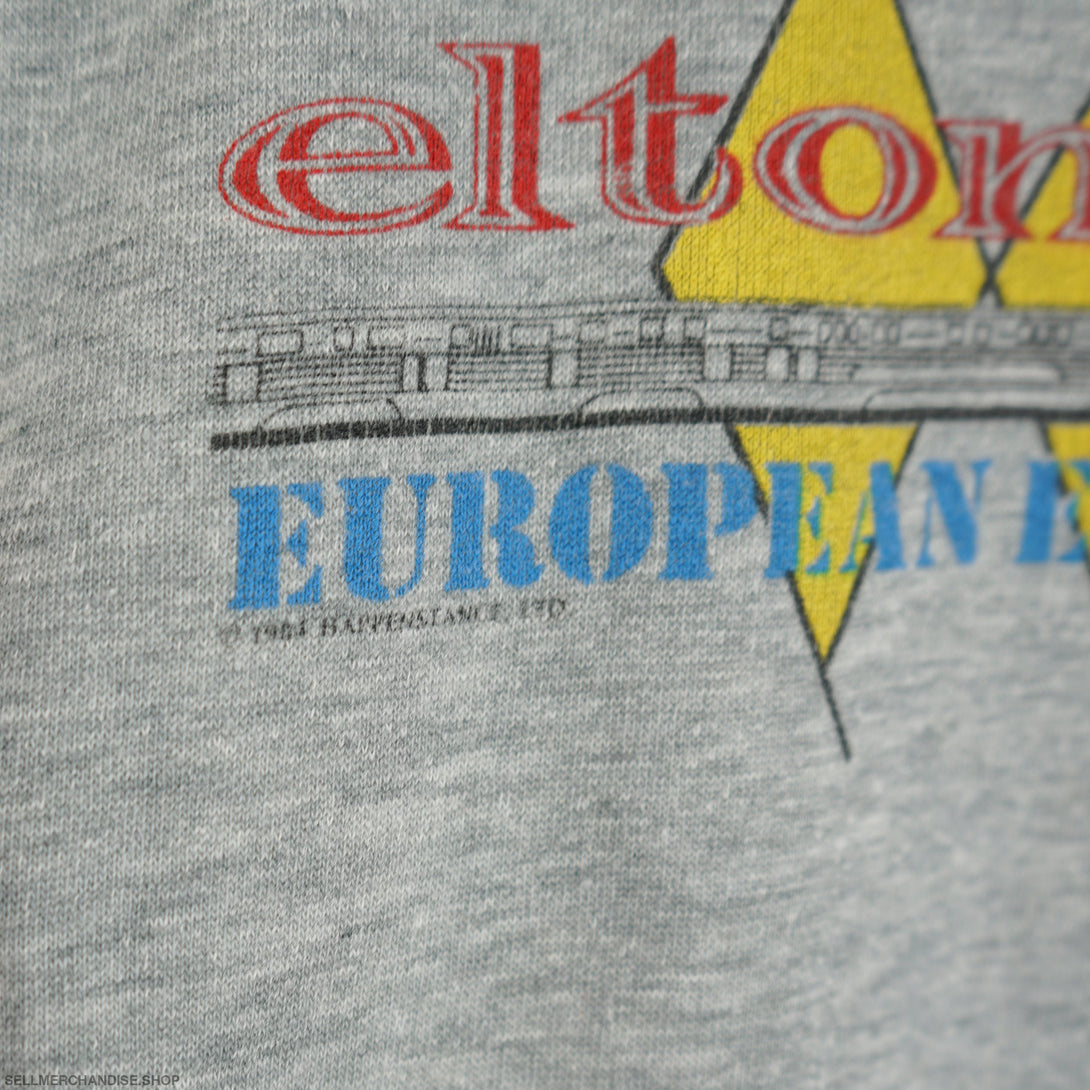 Vintage 1984 Elton John European Express Tour Sweatshirt