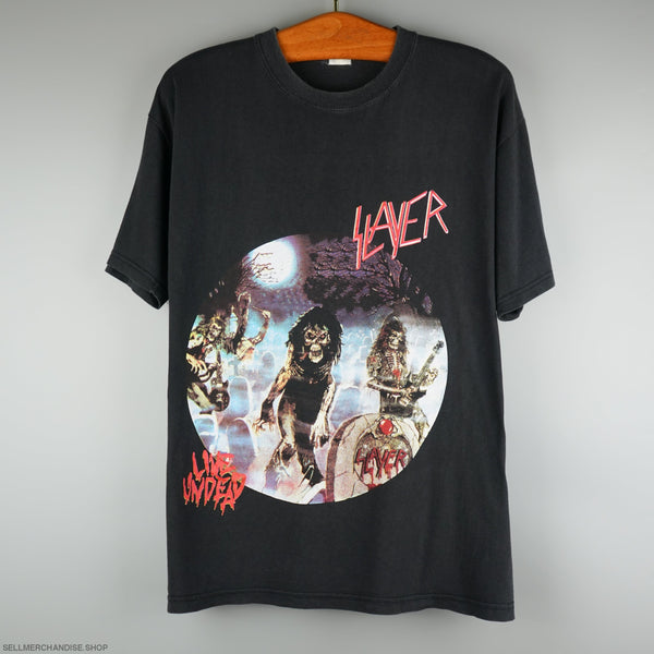 Vintage 1984 Slayer t-shirt Live Undead Album