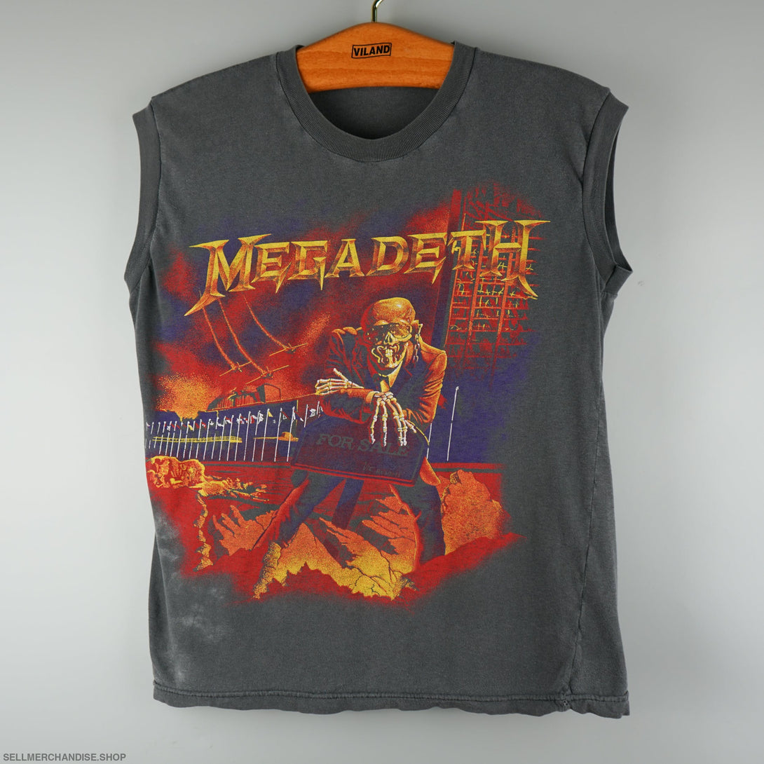 Vintage 1986 Megadeth T-Shirt Peace Sells But Who's Buying