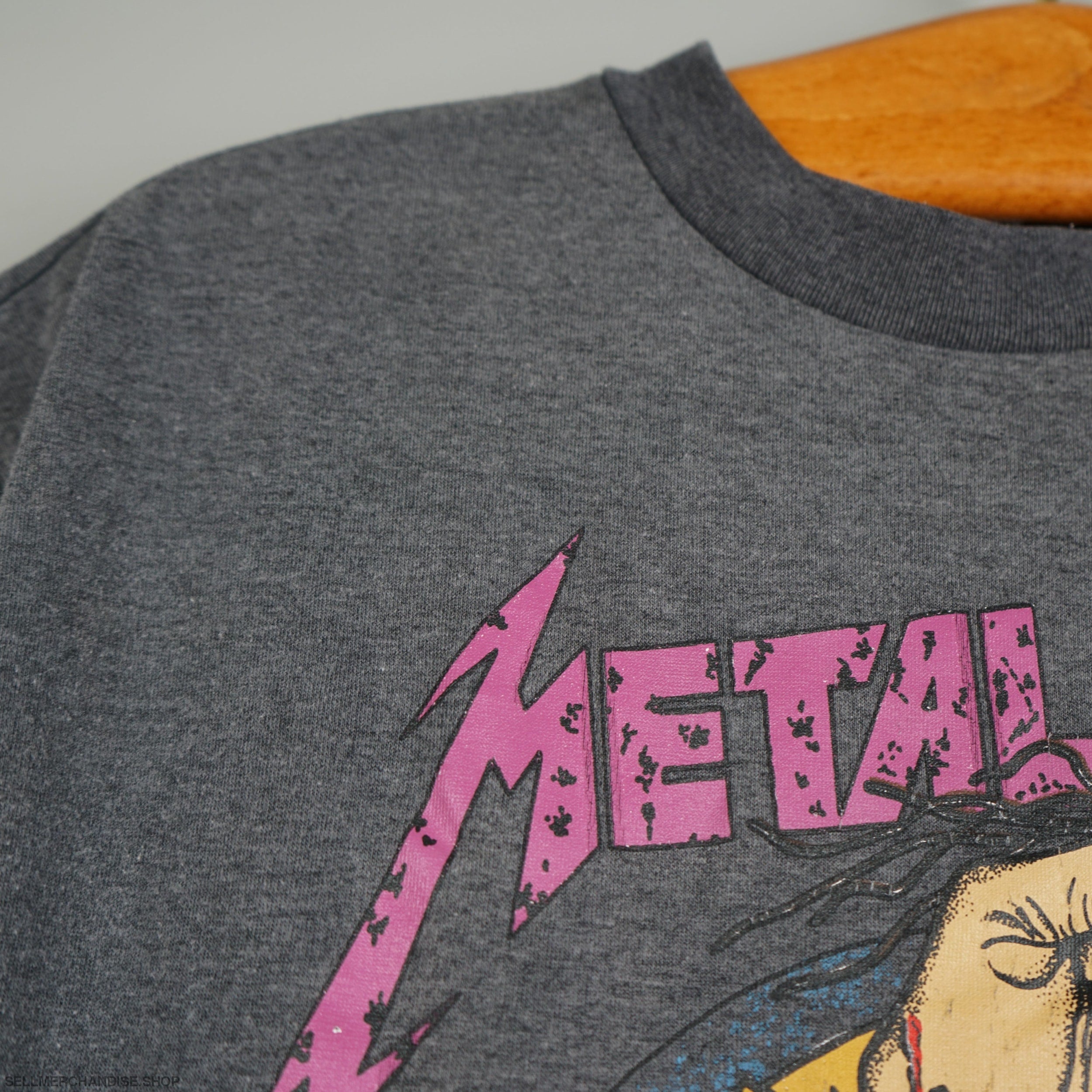 Vintage 1988 Metallica t-shirt Damaged Justice