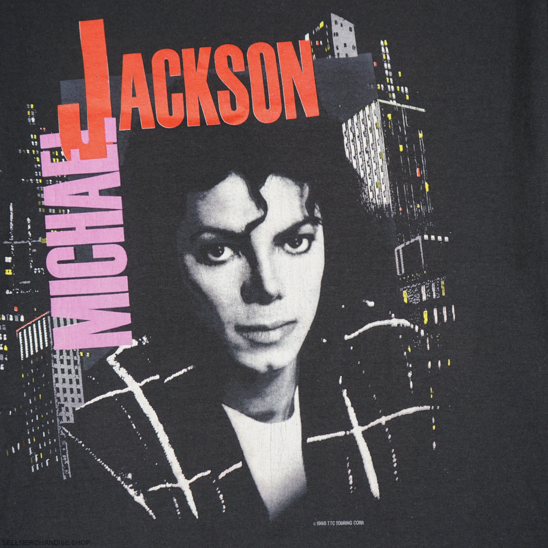 Vintage 1998 Michael Jackson BAD tour t-shirt