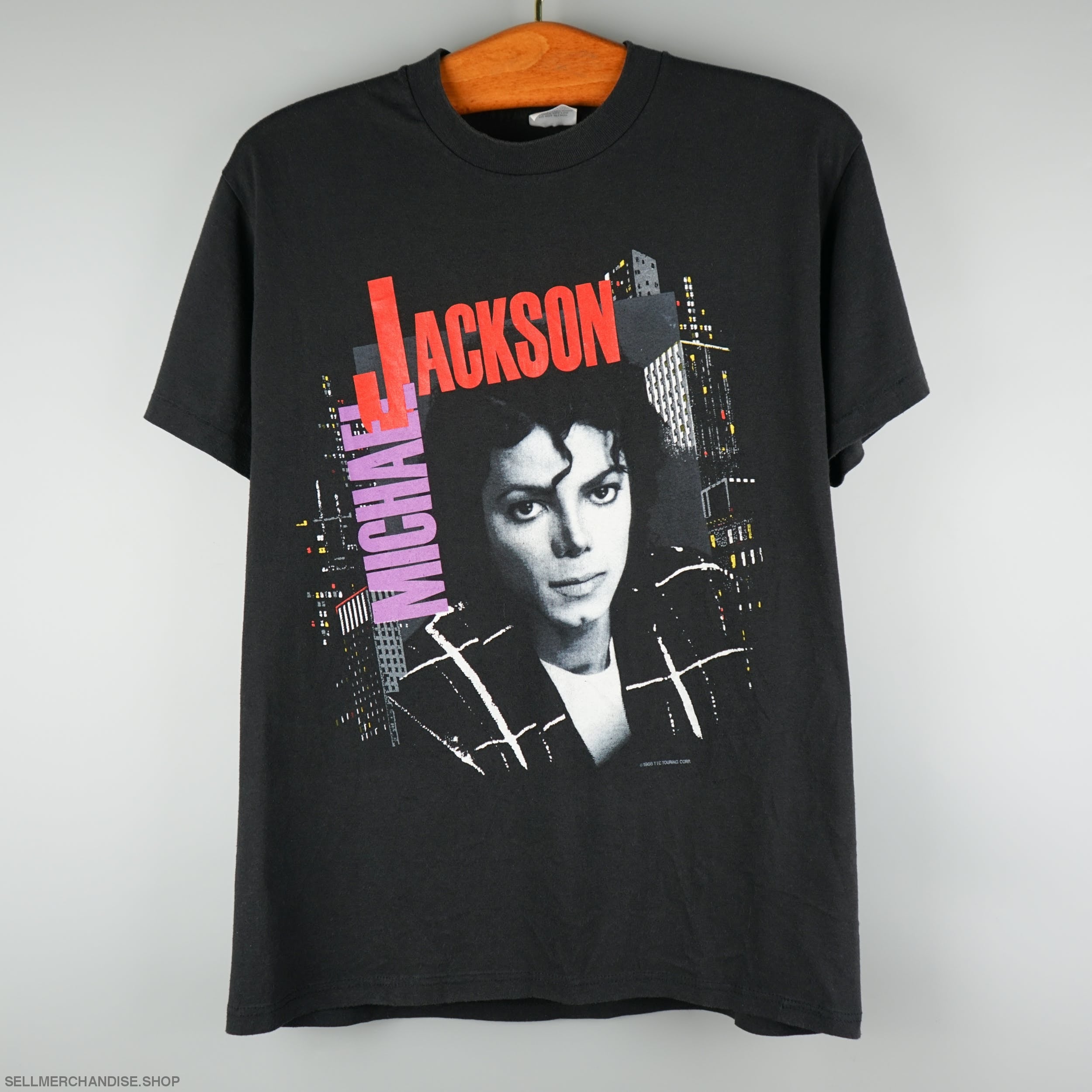 Vintage 1988 Michael Jackson World Tour T-Shirt