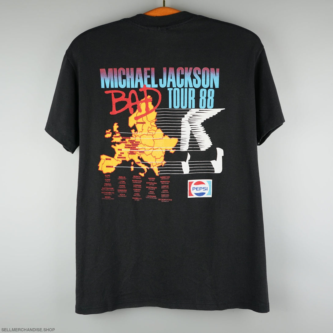 Vintage 1988 Michael Jackson World Tour T-Shirt
