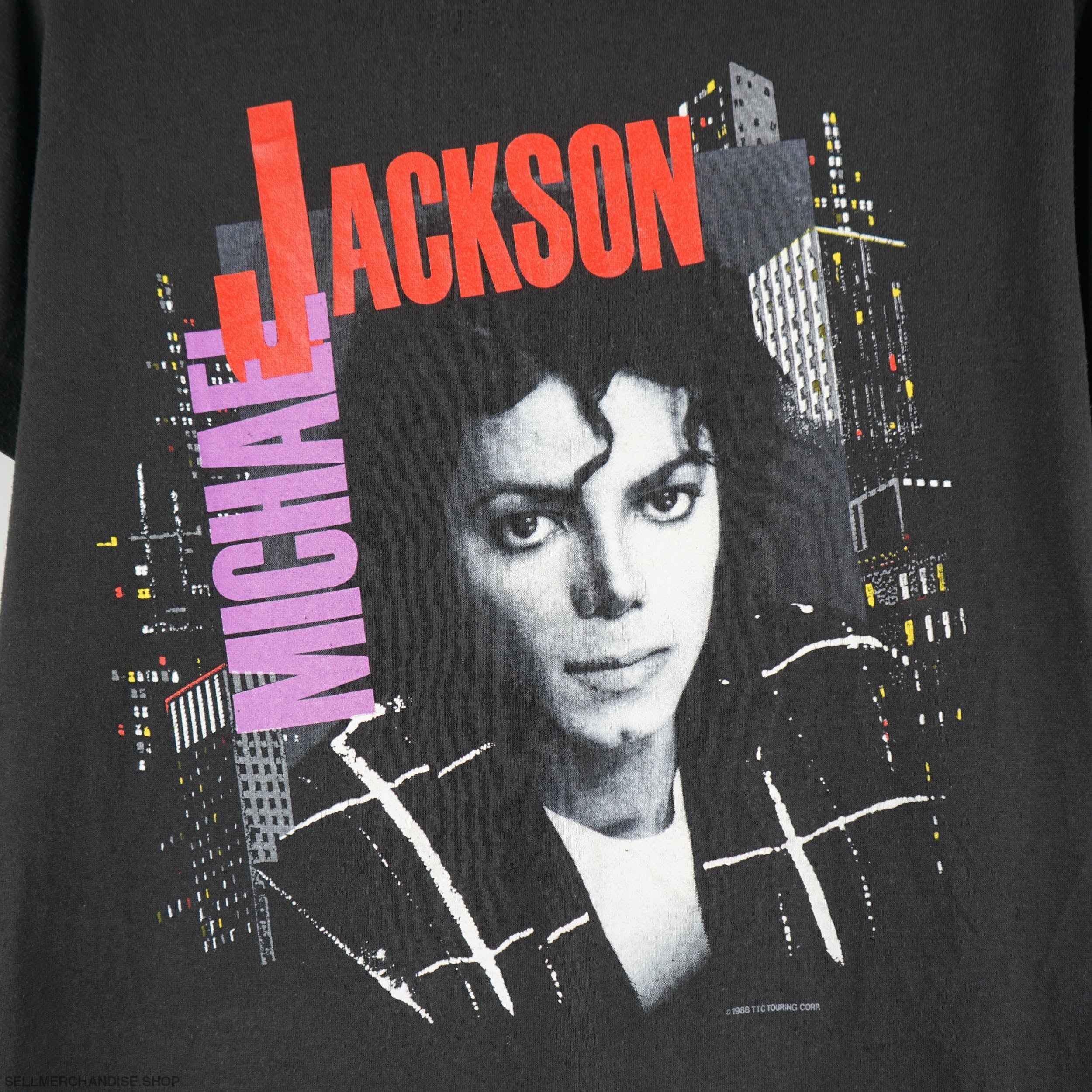 Vintage 1988 Michael Jackson World Tour T-Shirt