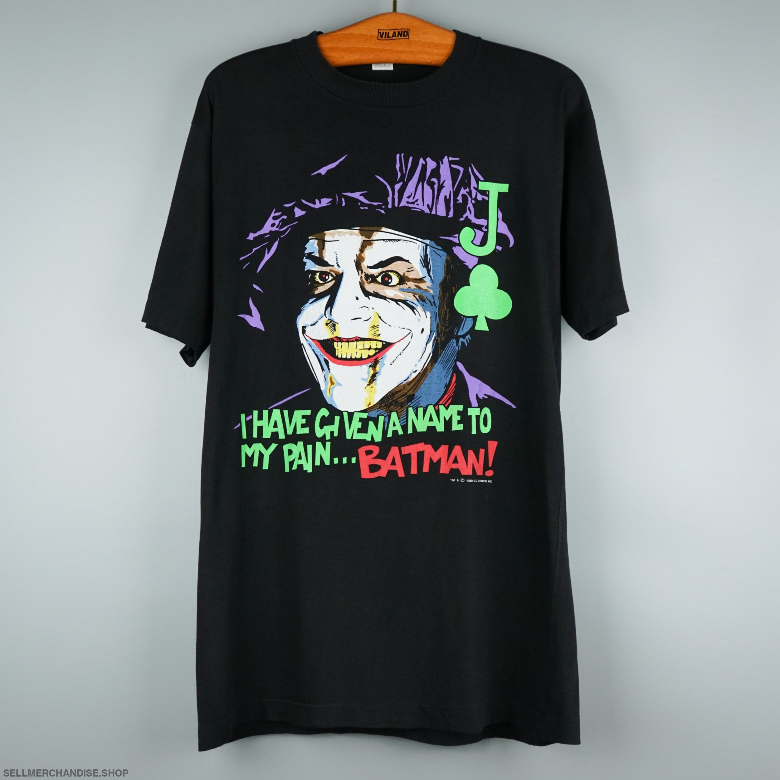 vintage 1989 Joker t shirt Jack Nicholson Movie tee | SellMerchandise