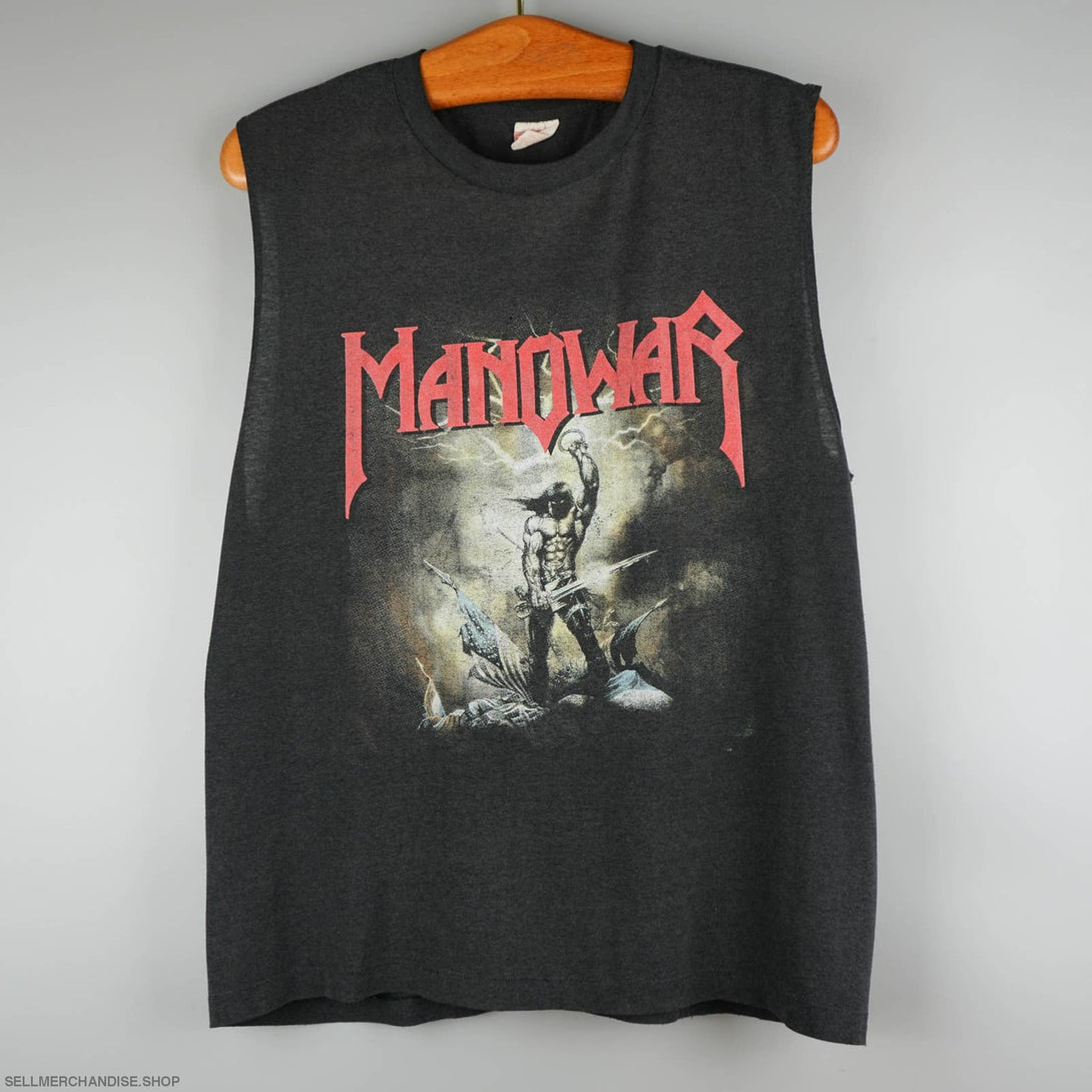 Vintage 1989 Manowar T-Shirt Kings Of Metal