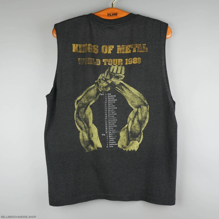 Vintage 1989 Manowar T-Shirt Kings Of Metal