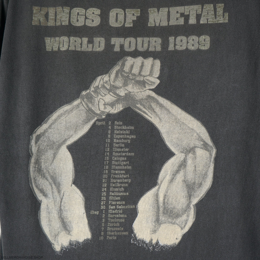 Vintage 1989 Manowar Tour T-Shirt
