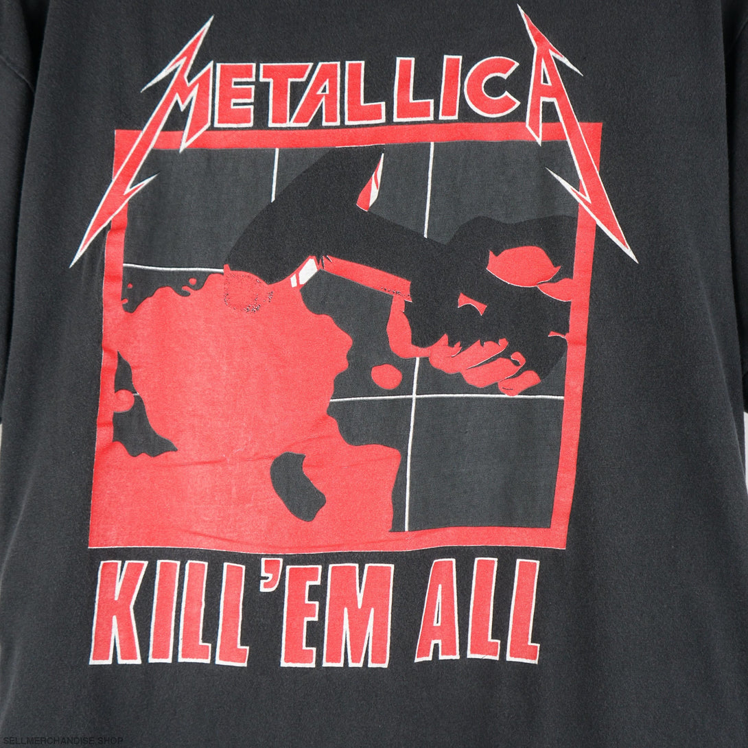 Vintage 1989 Metallica Ride The Lightning T-Shirt