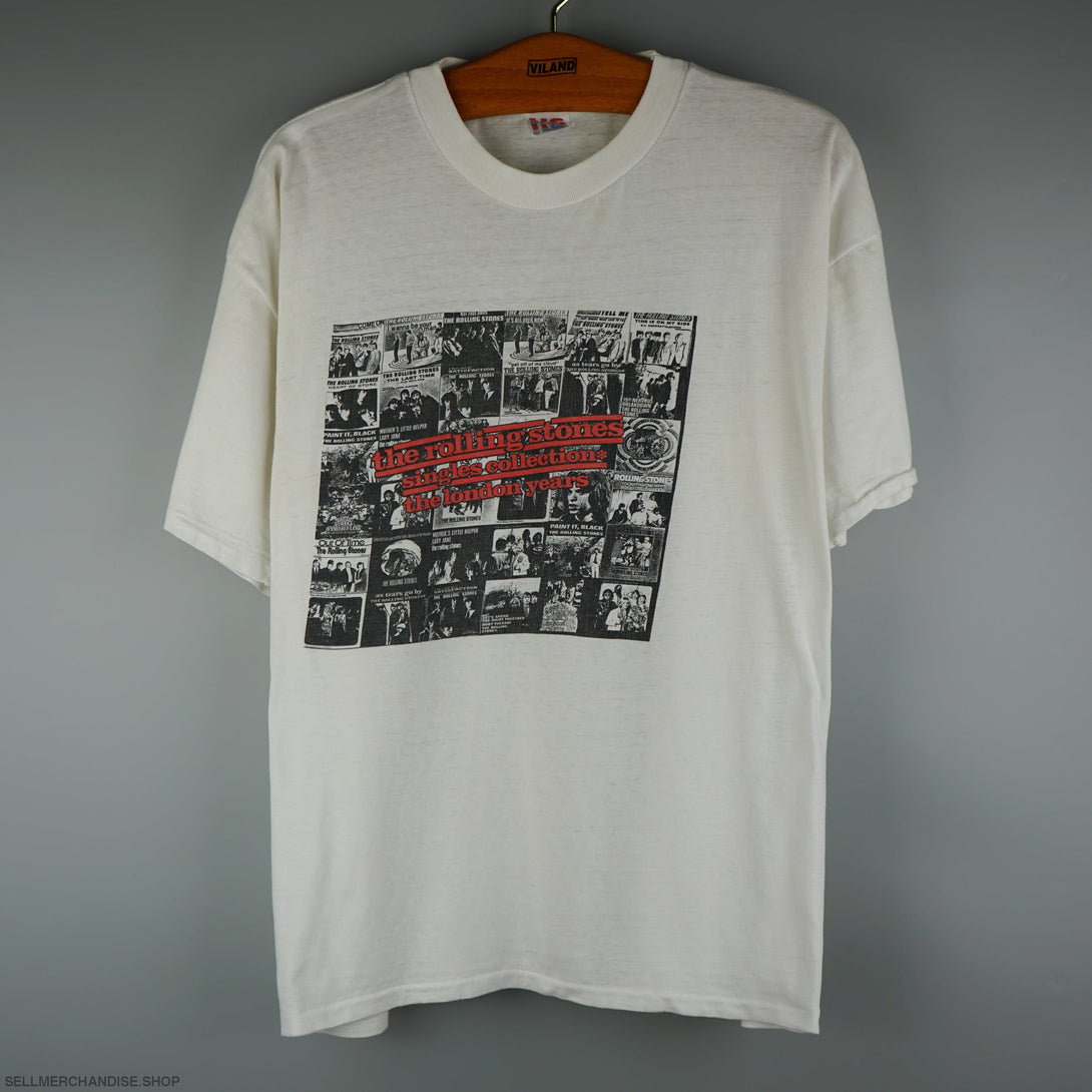 Vintage 1989 The Rolling Stones Singles Collection T-Shirt