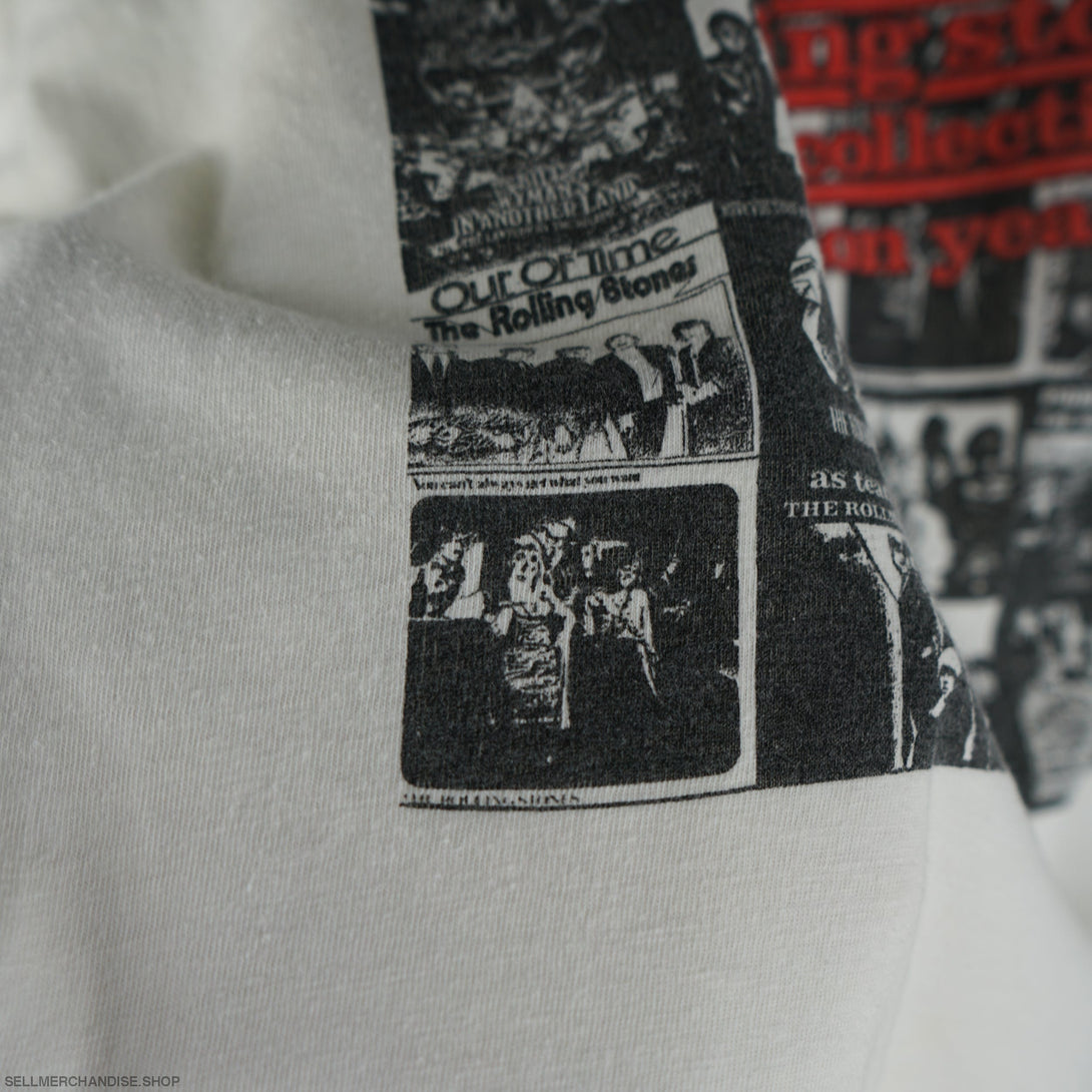 Vintage 1989 The Rolling Stones Singles Collection T-Shirt