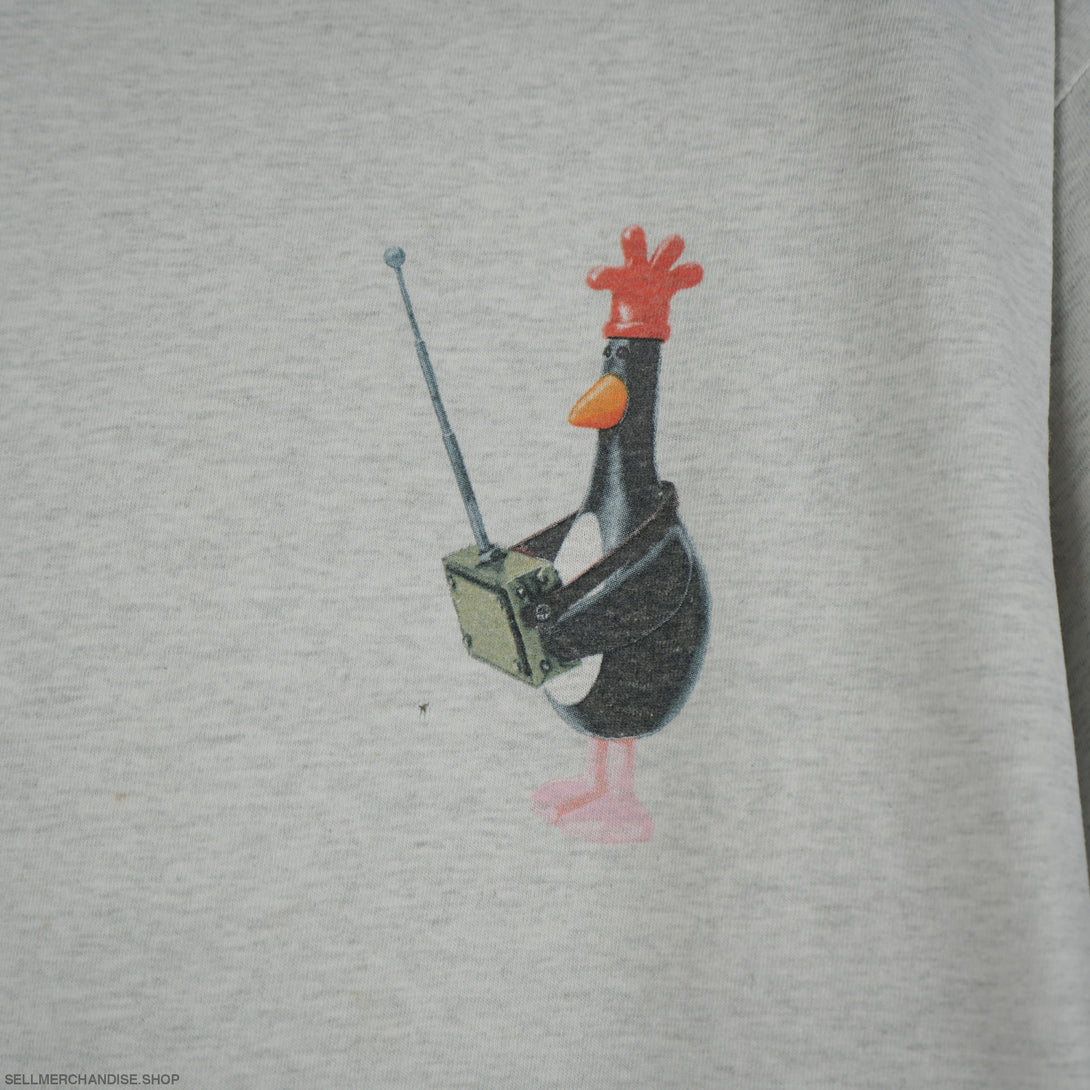 Vintage 1989 Wallace and Gromit Chicken t-shirt