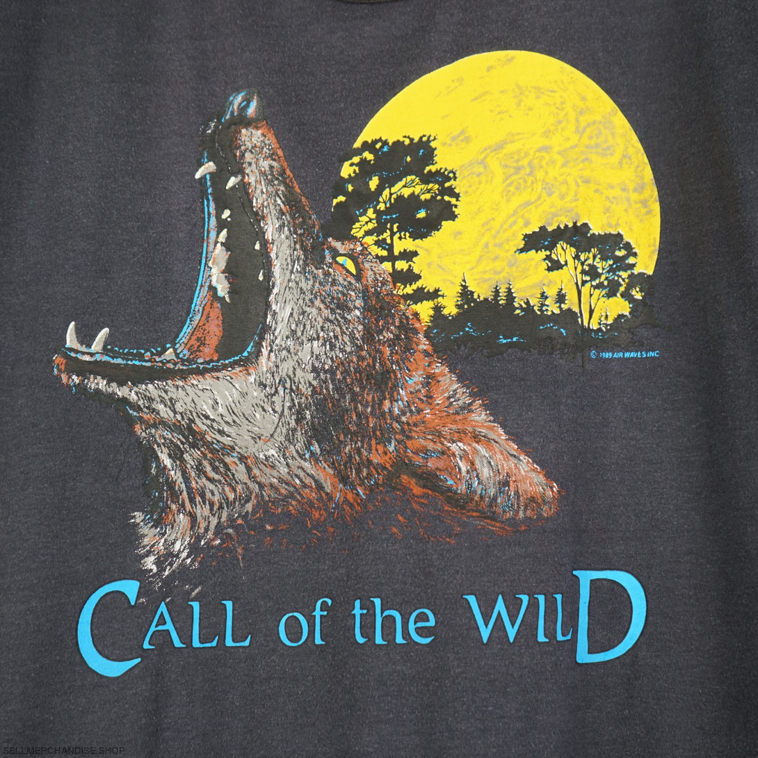 Vintage 1989 Wolf Animal t-shirt Leader of the pack