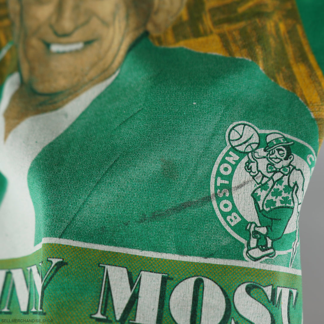 Vintage 1990 Boston Celtics Johnny Most t-shirt