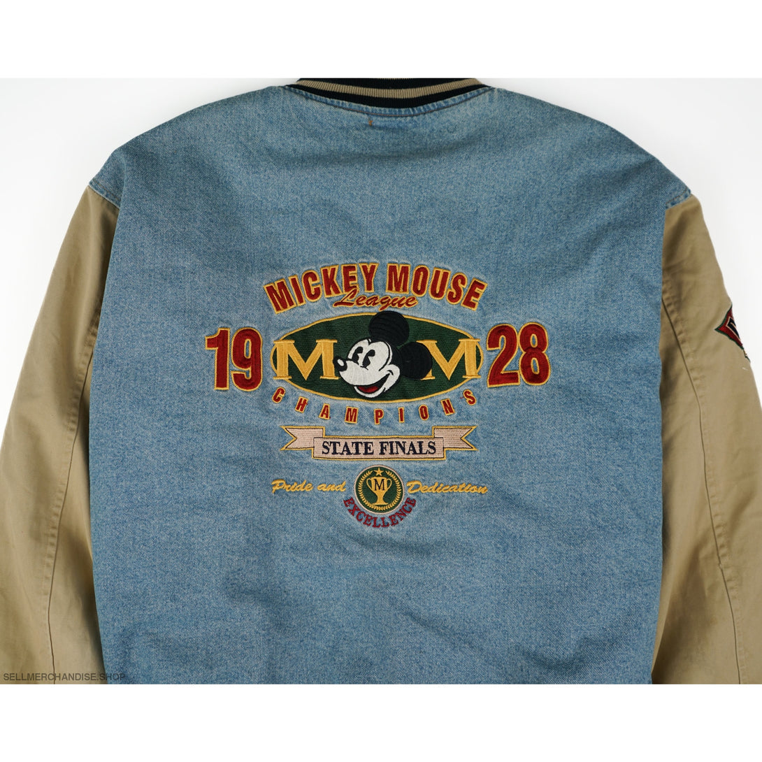 Vintage 1990 Disney Mickey Mouse Bomber