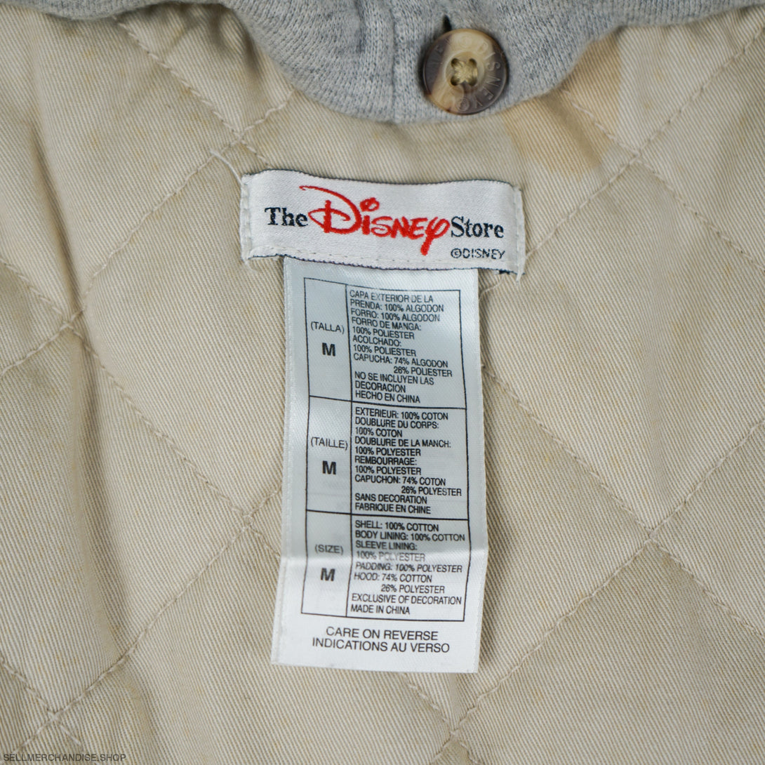 Vintage 1990 Disney Mickey Mouse Hodded Bomber