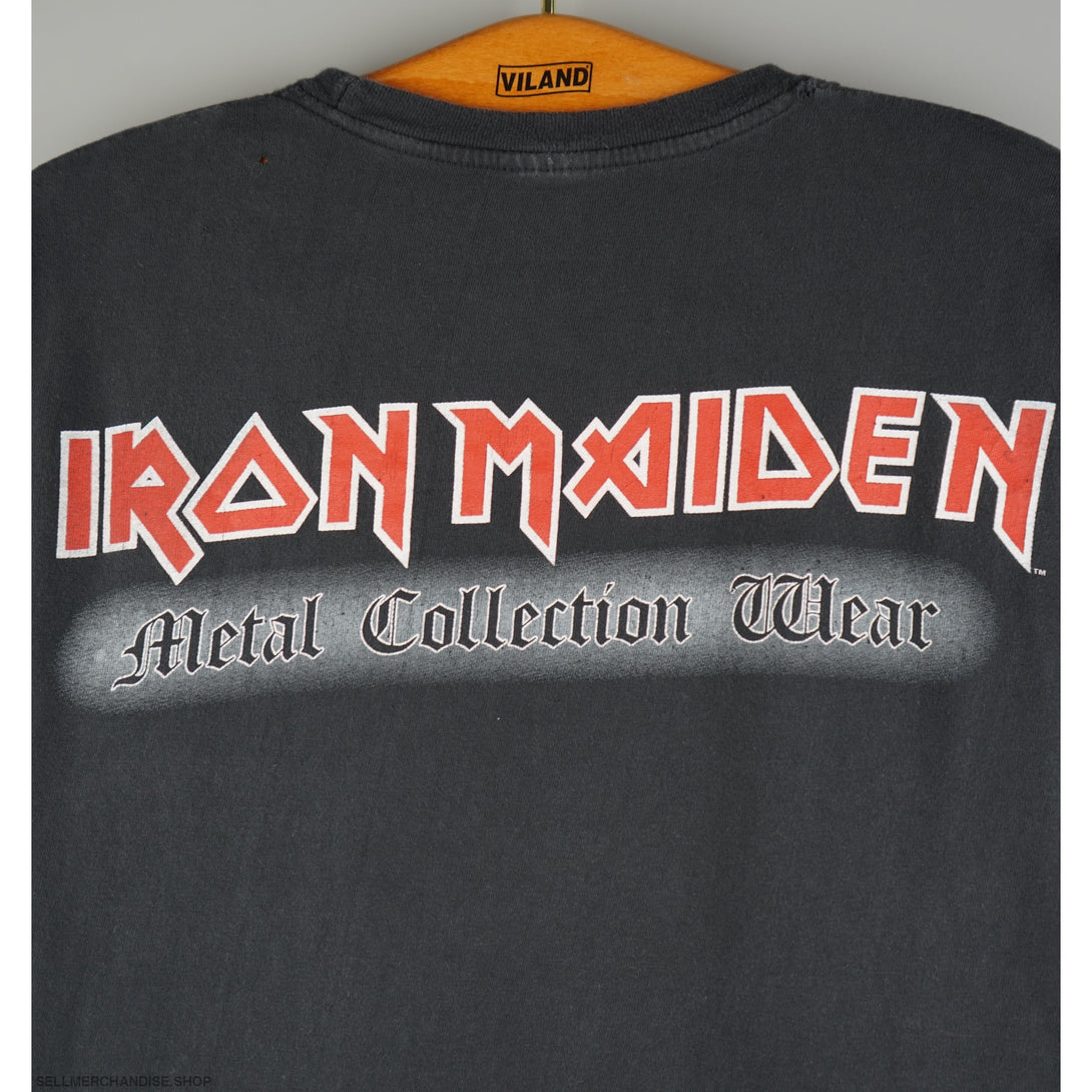 Vintage 1990 Iron Maiden T-Shirt Eddie In The Box