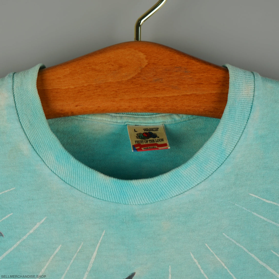 Vintage 1990 John Conwell Liquid Blue Ocean T-Shirt