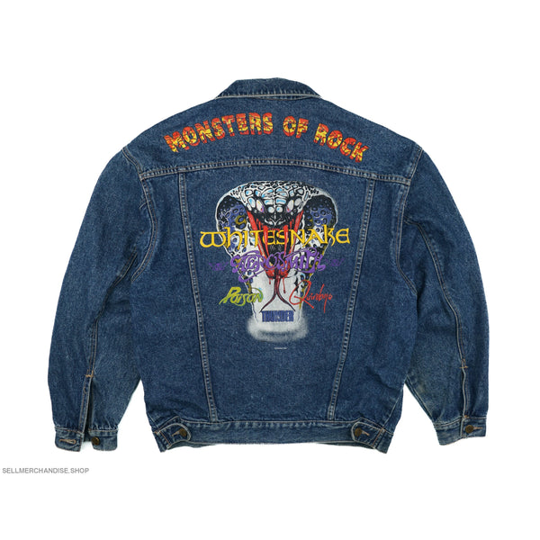 Vintage 1990 Monsters Of Rock Denim Jacket