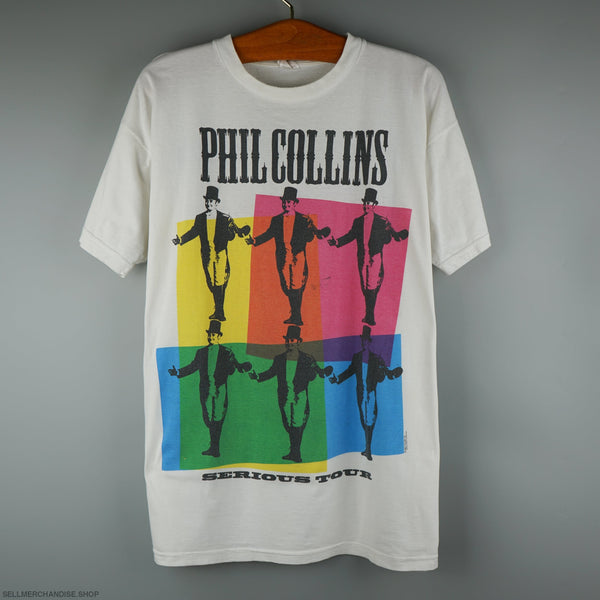 Vintage 1990 Phil Collins Serious Tour T-Shirt