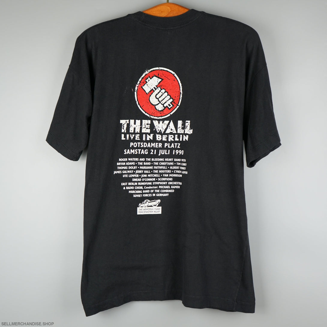 Vintage 1990 Pink Floyd The Wall Concert t-shirt Live in Berlin