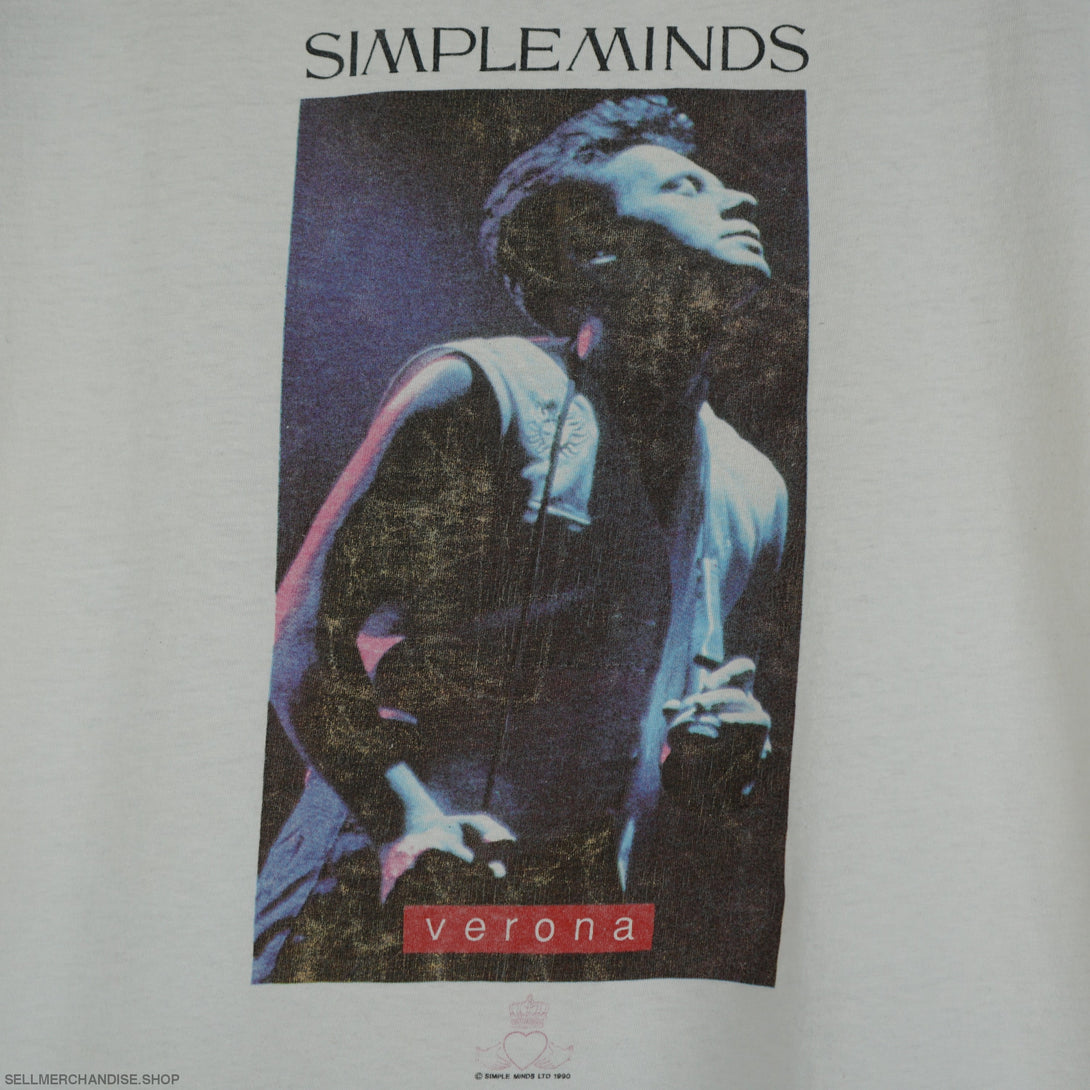 Vintage 1990 Simple Minds t-shirt