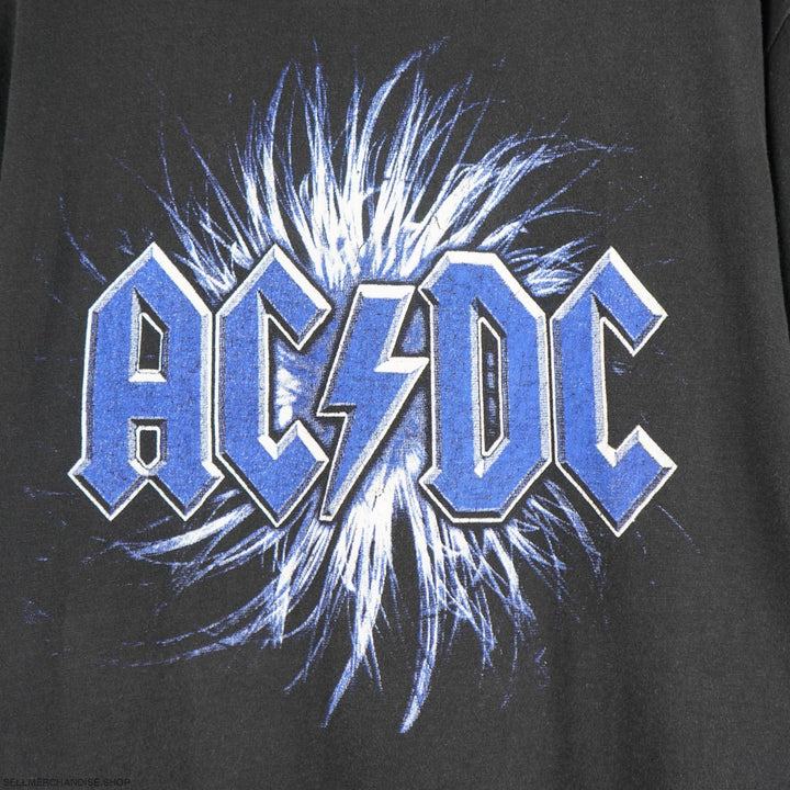 Vintage 1990s ACDC T-Shirt Shot Down in Flames