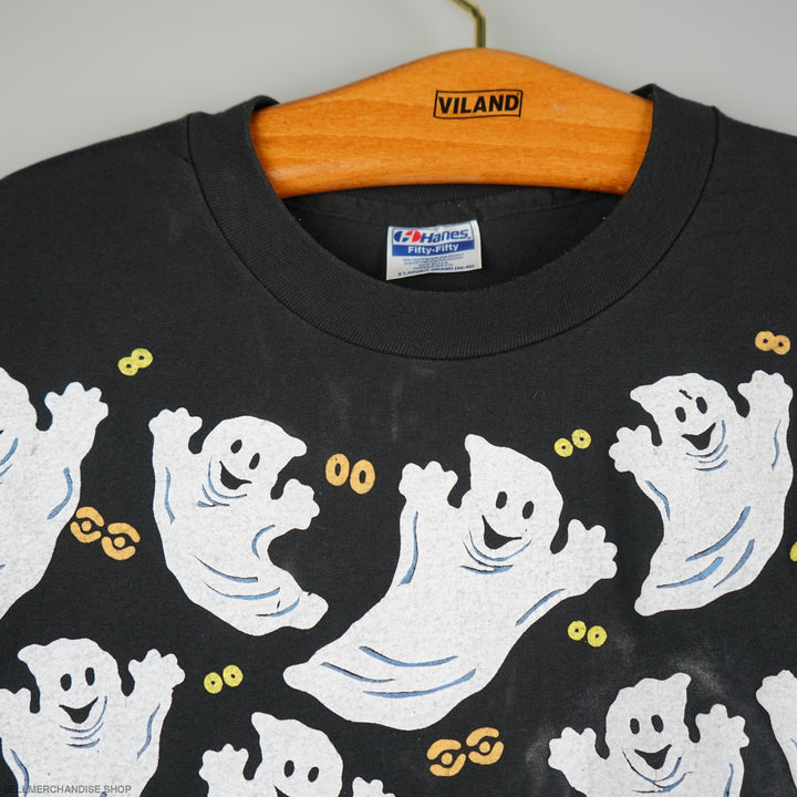 Vintage 1990s All Over Print Ghost t-shirt